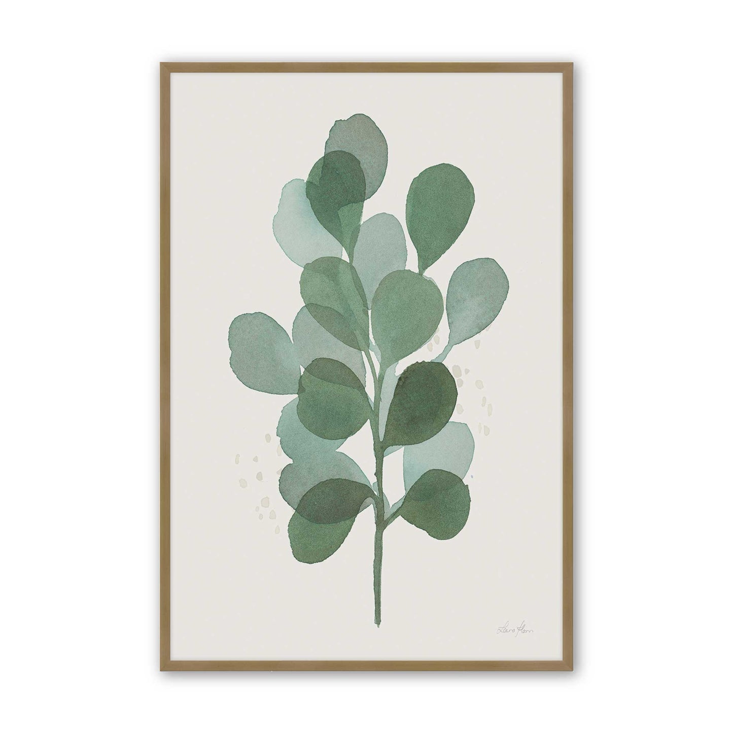 [Color:Brushed Gold], Picture of art in a Brushed Gold frame