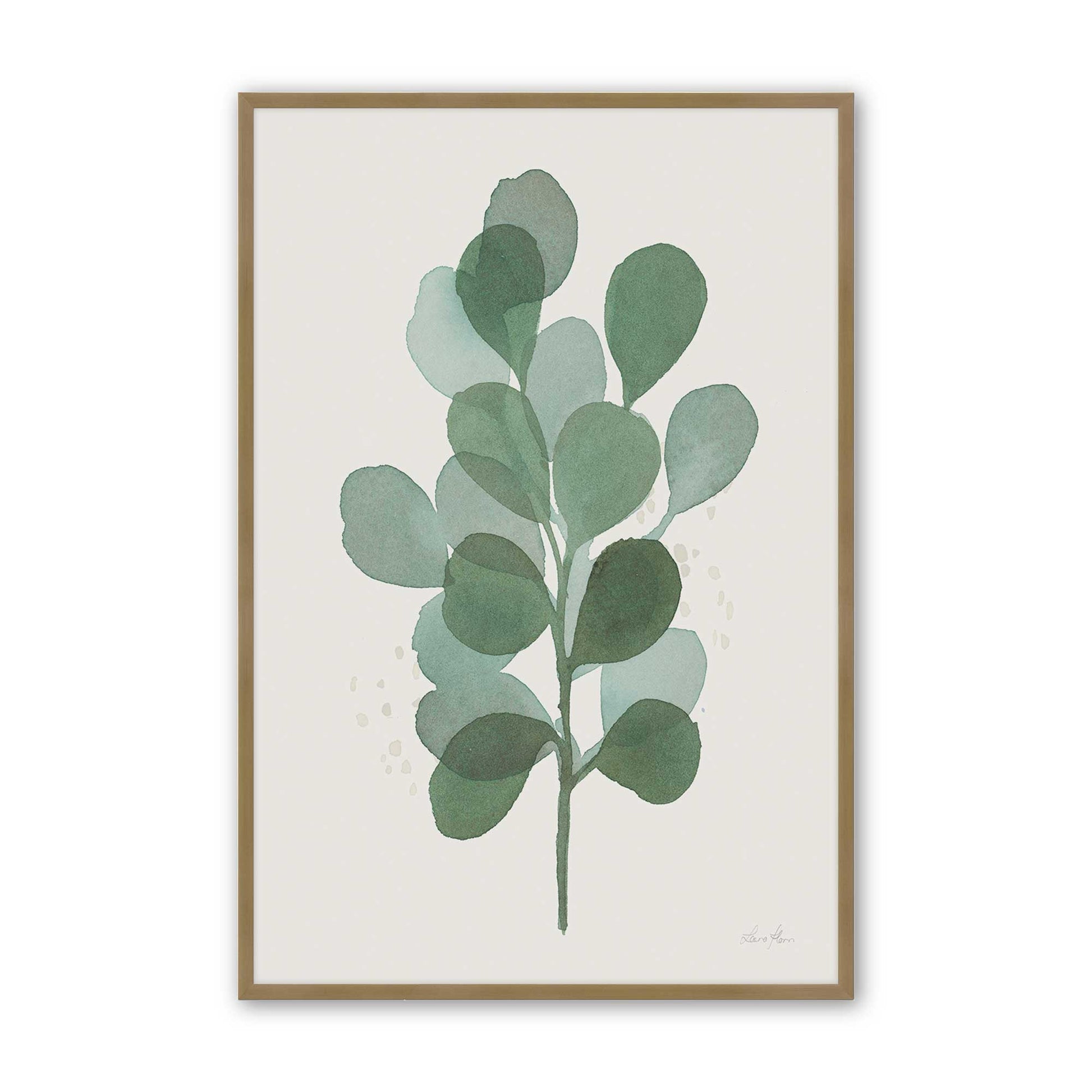[Color:Brushed Gold], Picture of art in a Brushed Gold frame