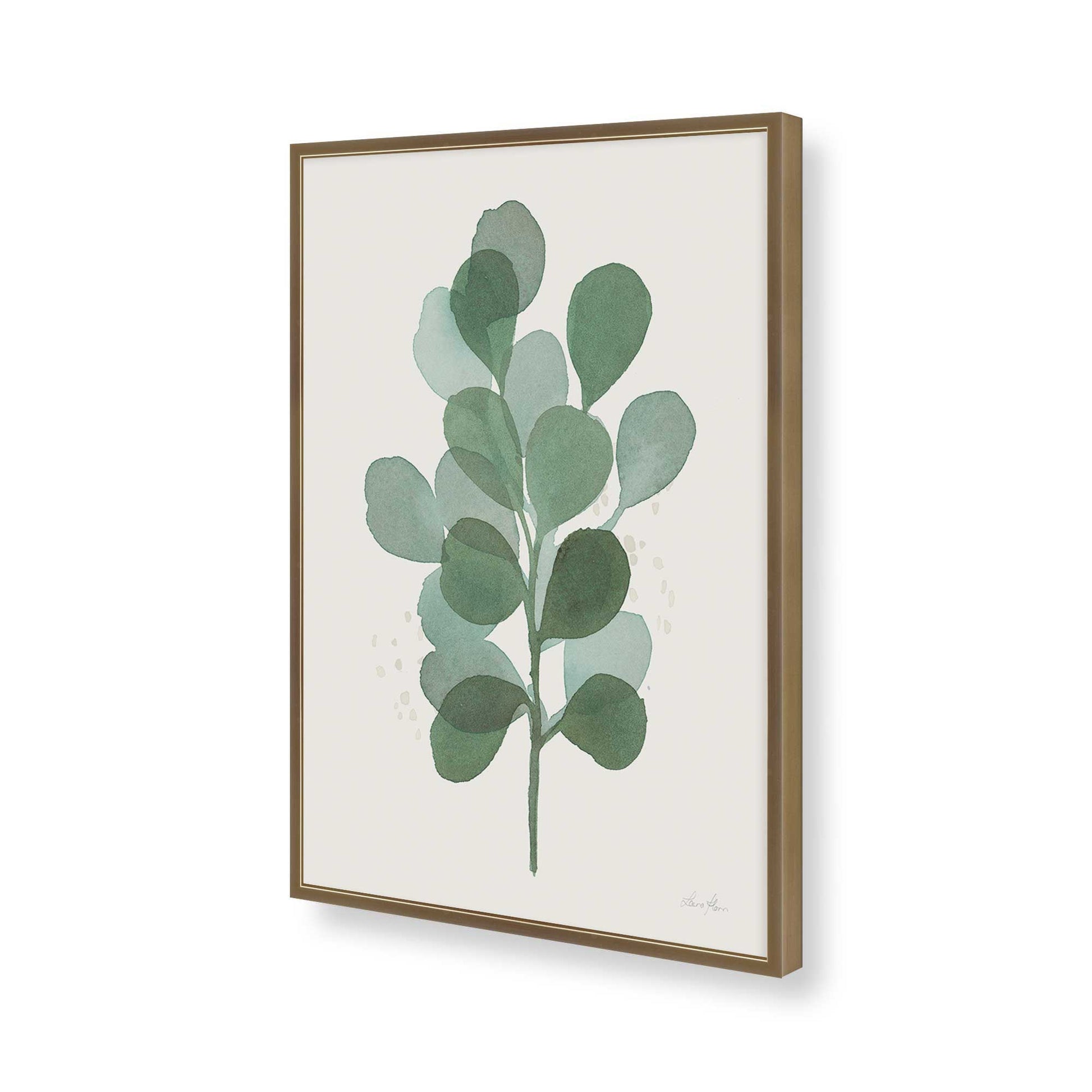 [Color:Brushed Gold], Picture of art in a Brushed Gold frame of the corner