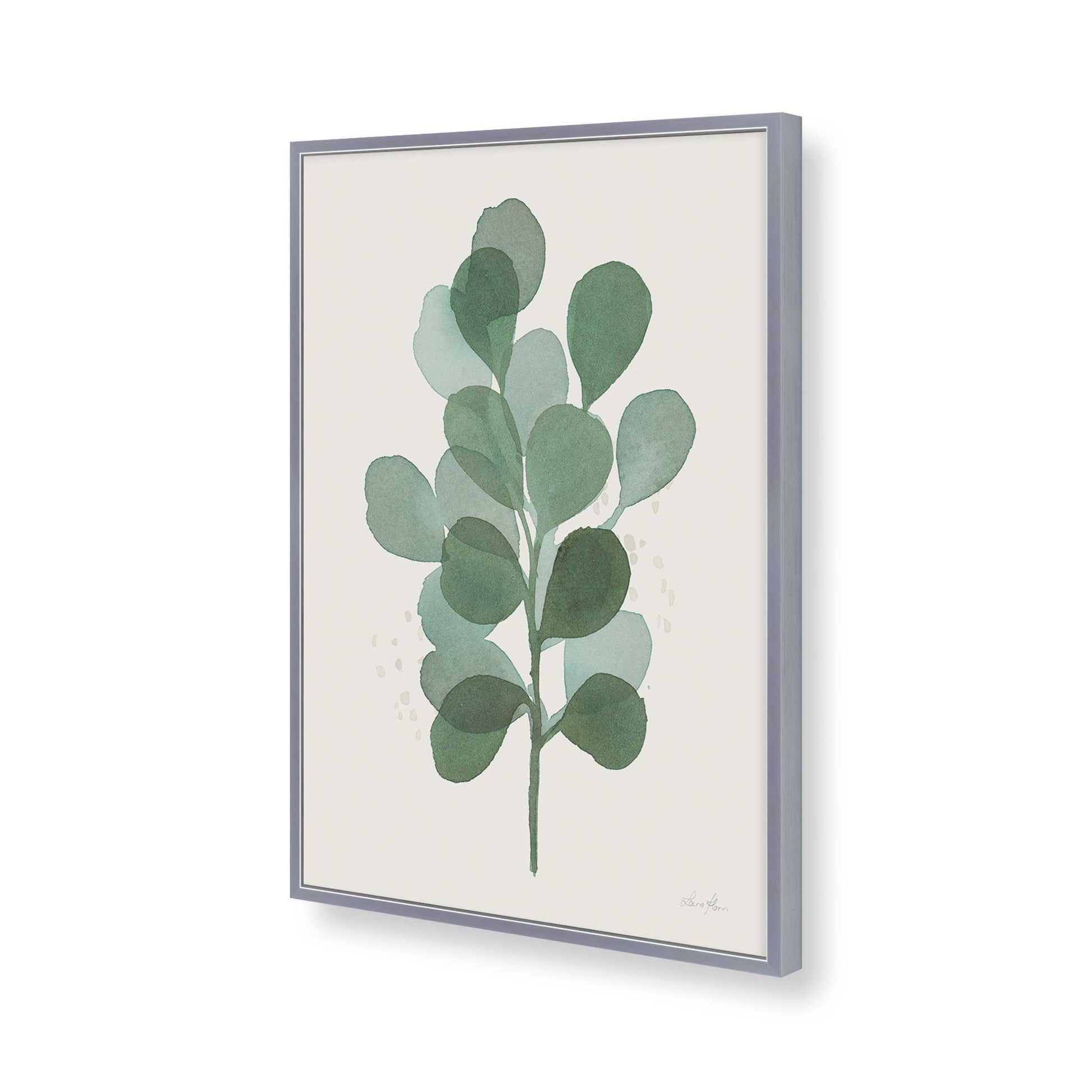 [Color:Polished Chrome], Picture of art in a Polished Chrome frame of the corner