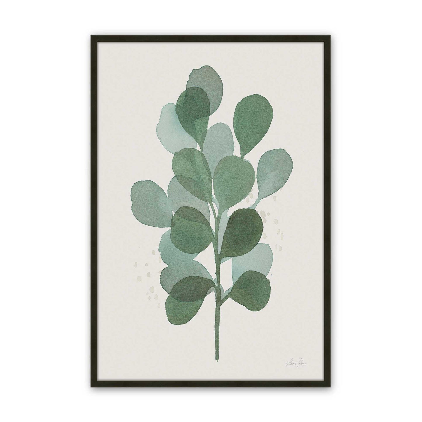 [Color:Satin Black], Picture of art in a Satin Black frame