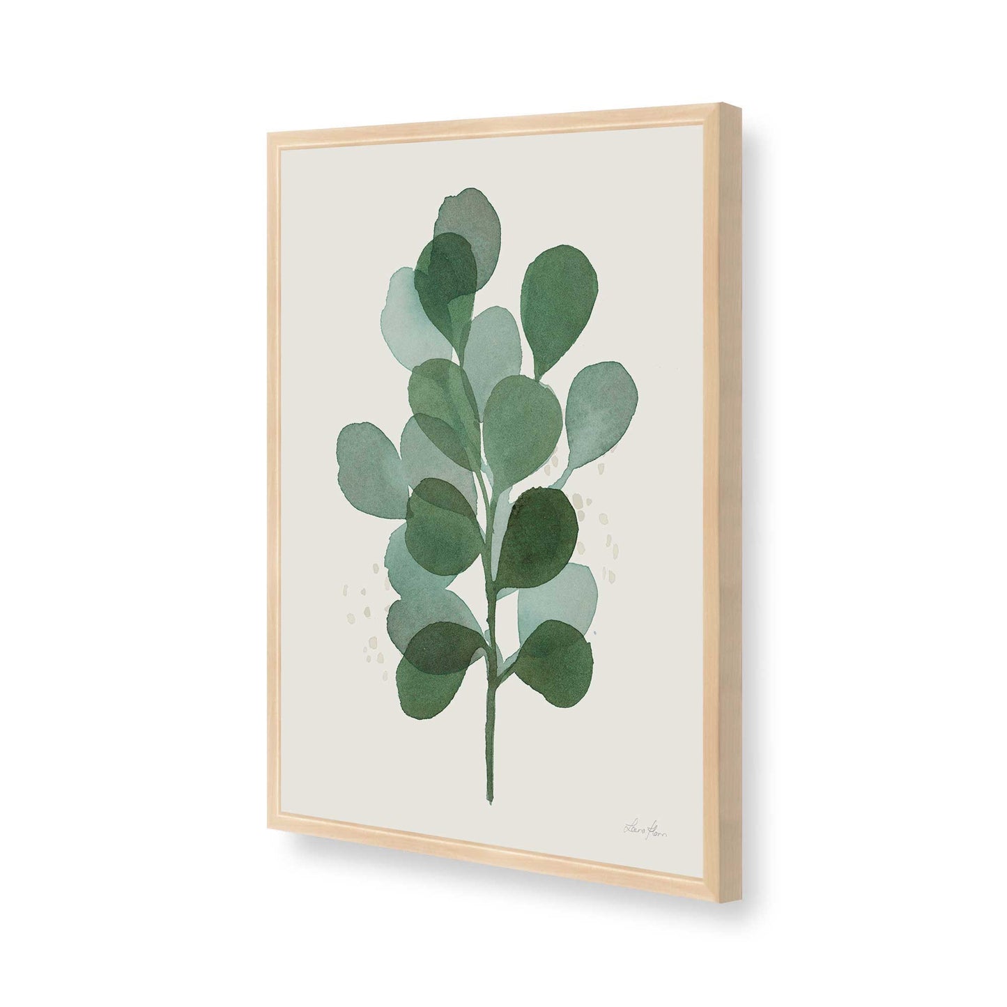 [Color:Raw Maple], Picture of art in a Raw Maple frame of the corner