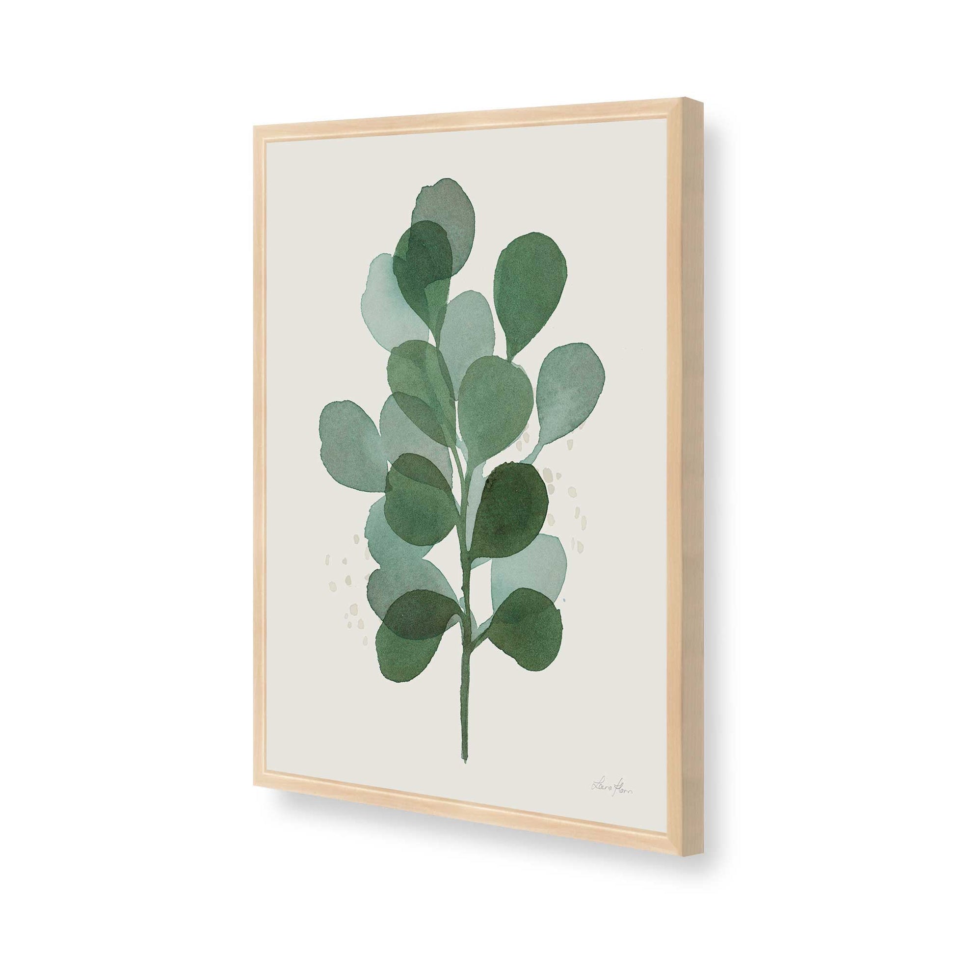 [Color:Raw Maple], Picture of art in a Raw Maple frame of the corner