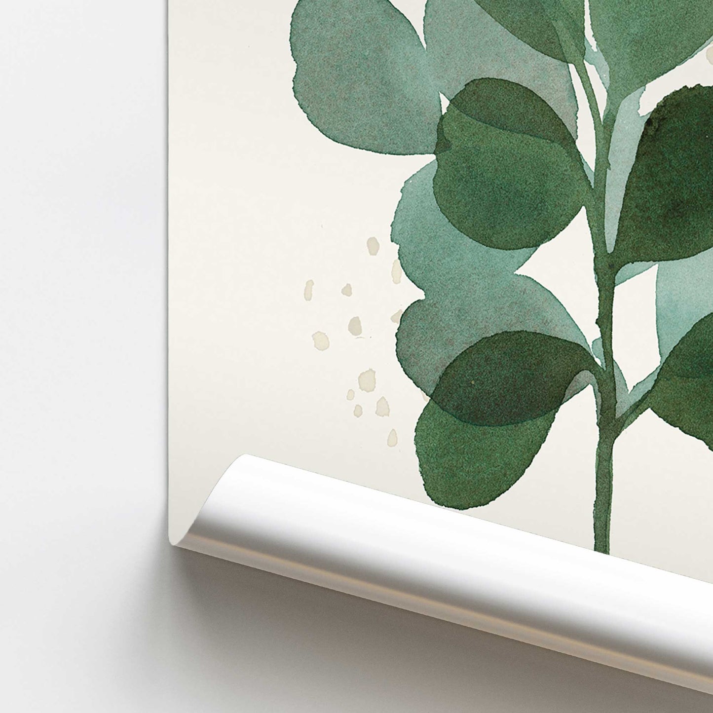 [color:Rolled Print], Picture of close up of art