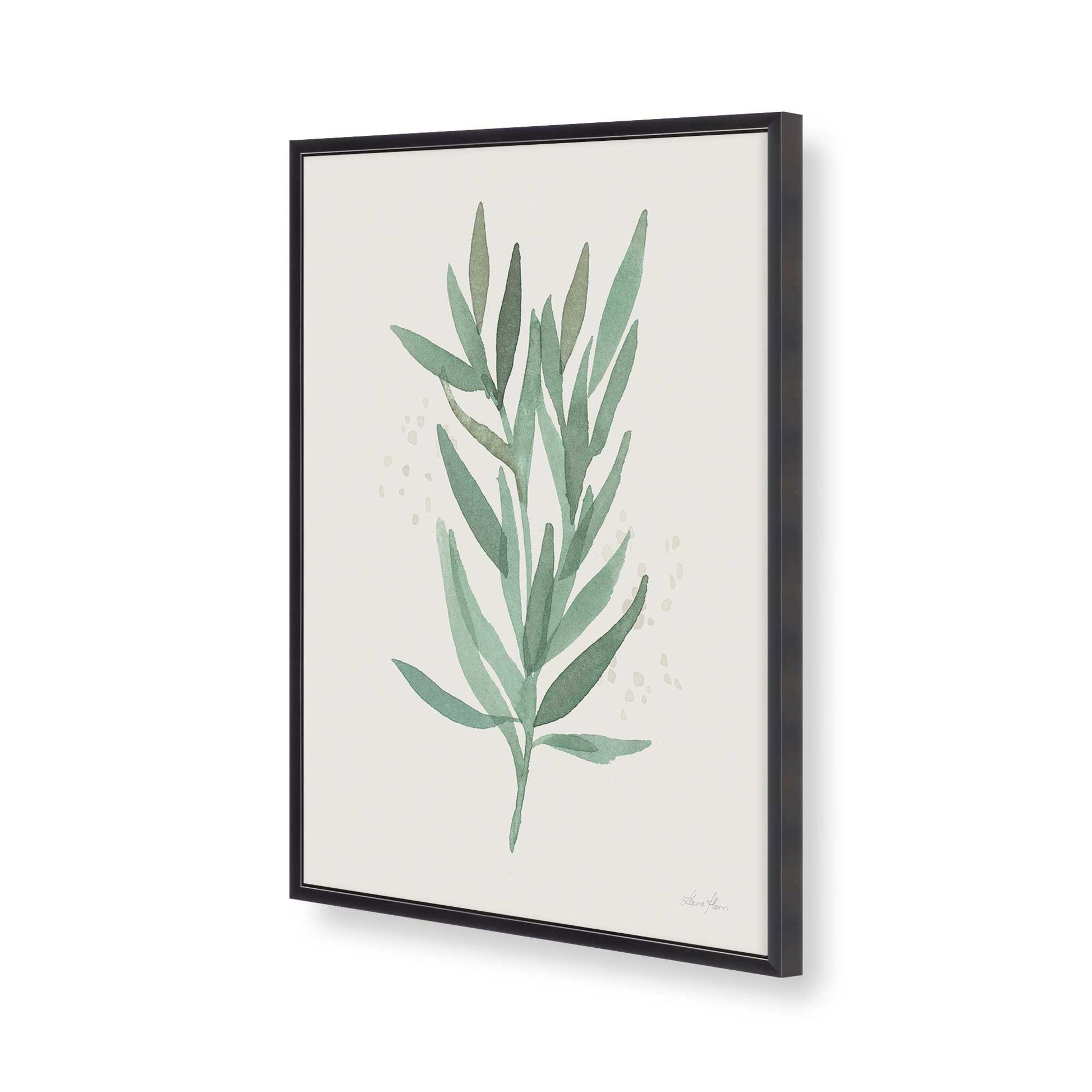 [Color:Weathered Zinc], Picture of art in a Weathered Zinc frame of the corner