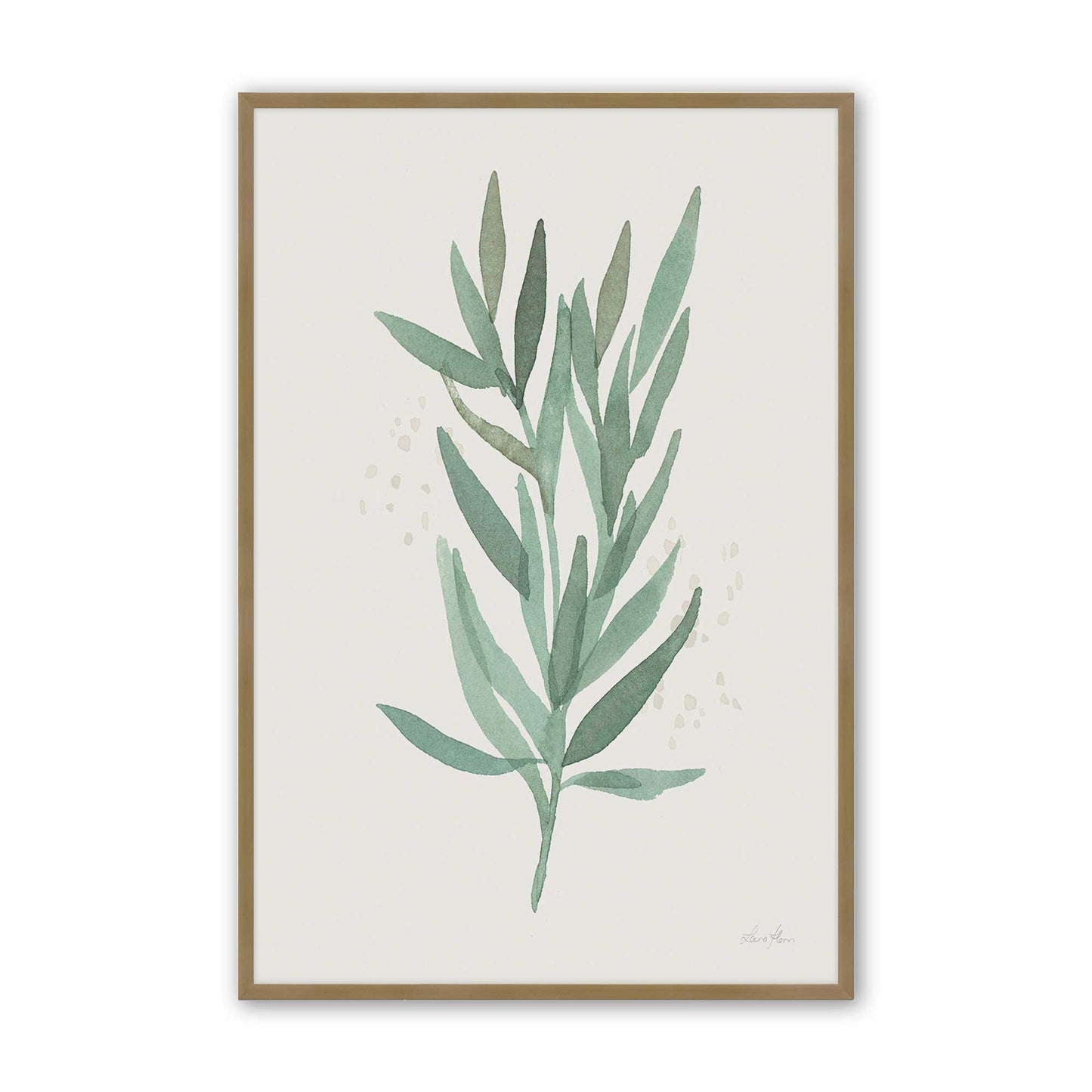 [Color:Brushed Gold], Picture of art in a Brushed Gold frame