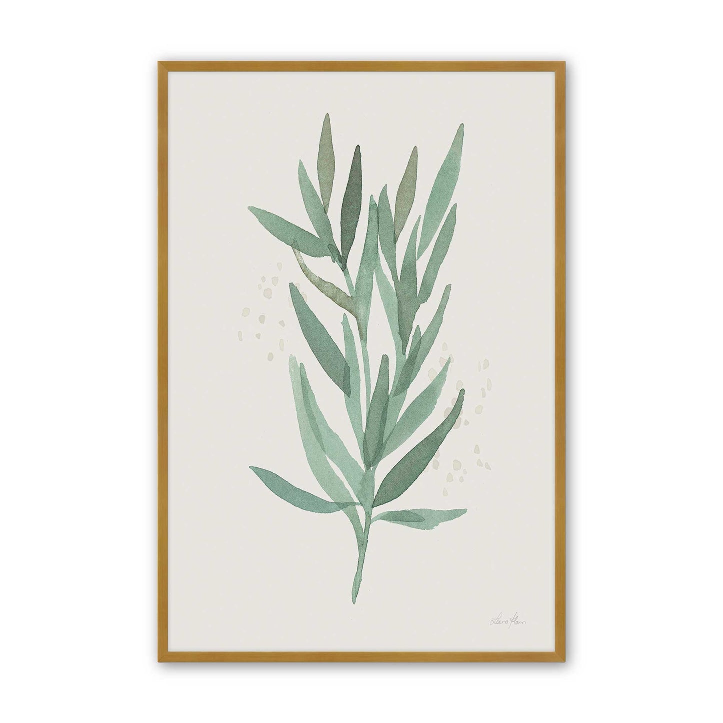 [Color:Polished Gold], Picture of art in a Polished Gold frame