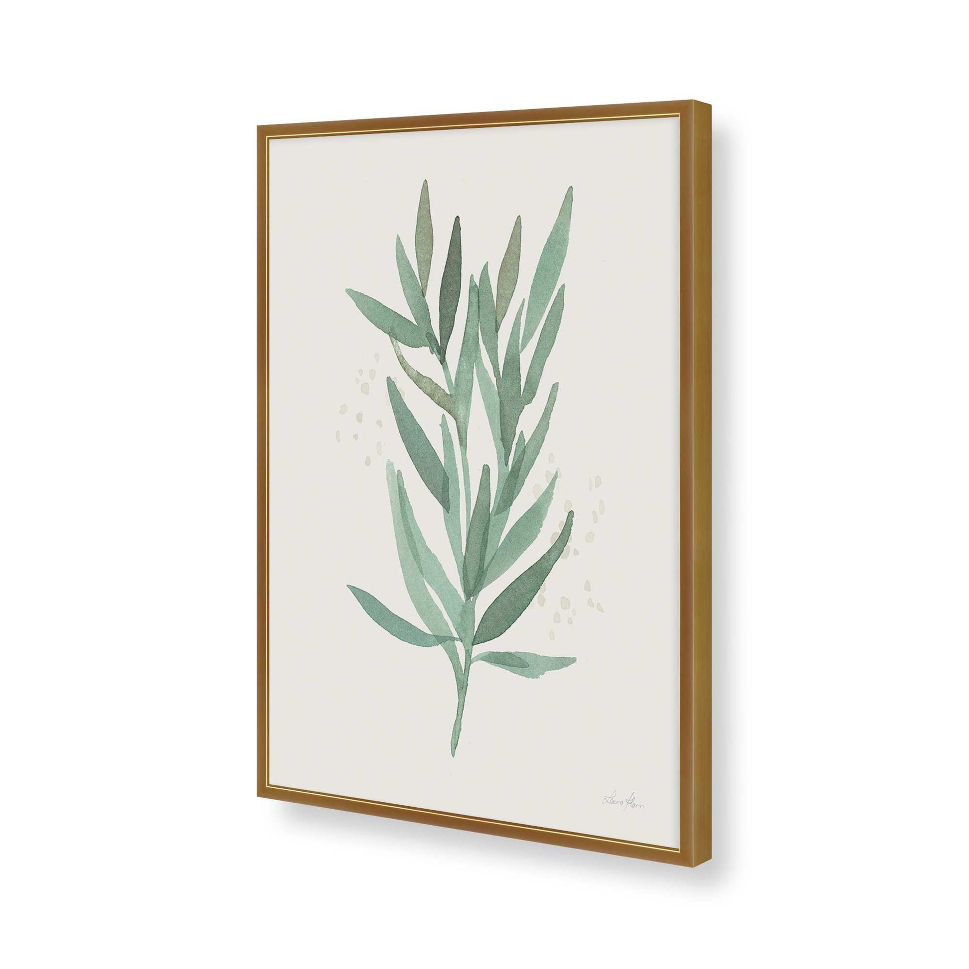[Color:Polished Gold], Picture of art in a Polished Gold frame of the corner