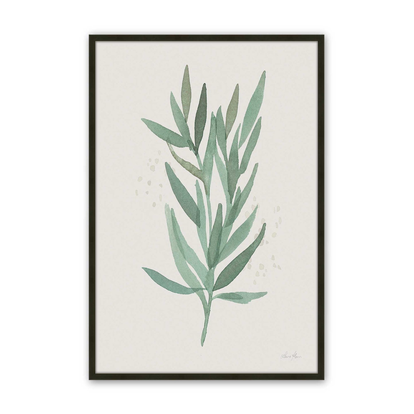 [Color:Satin Black], Picture of art in a Satin Black frame