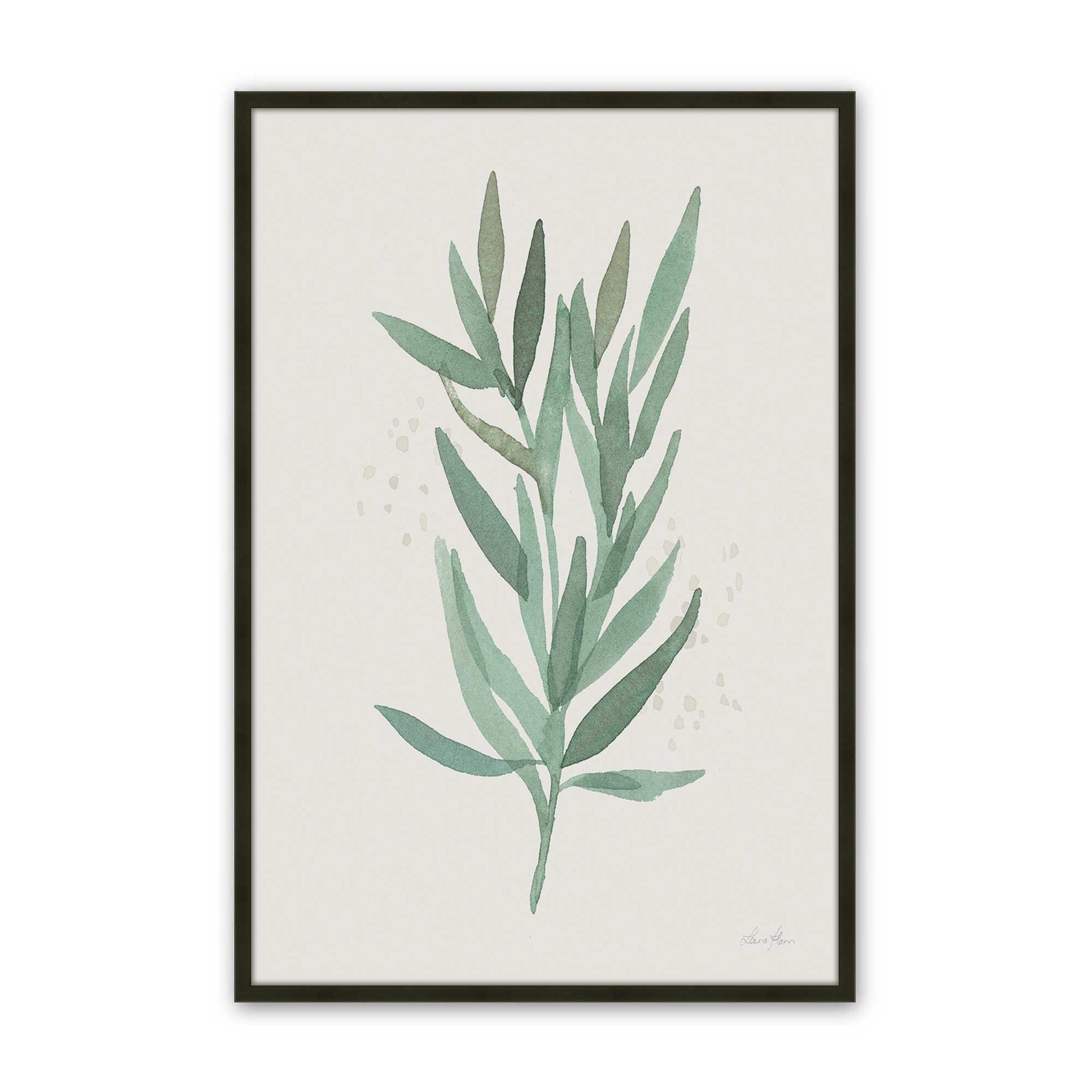 [Color:Satin Black], Picture of art in a Satin Black frame