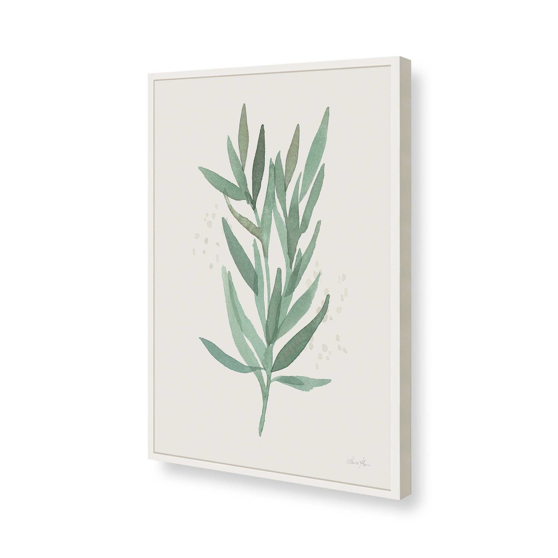 [Color:Opaque White], Picture of art in a Opaque White frame of the corner