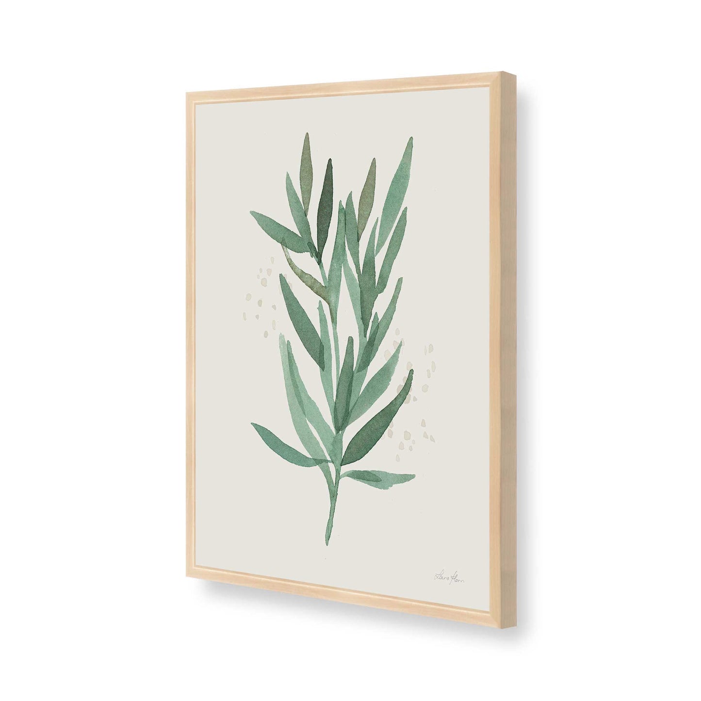 [Color:Raw Maple], Picture of art in a Raw Maple frame of the corner