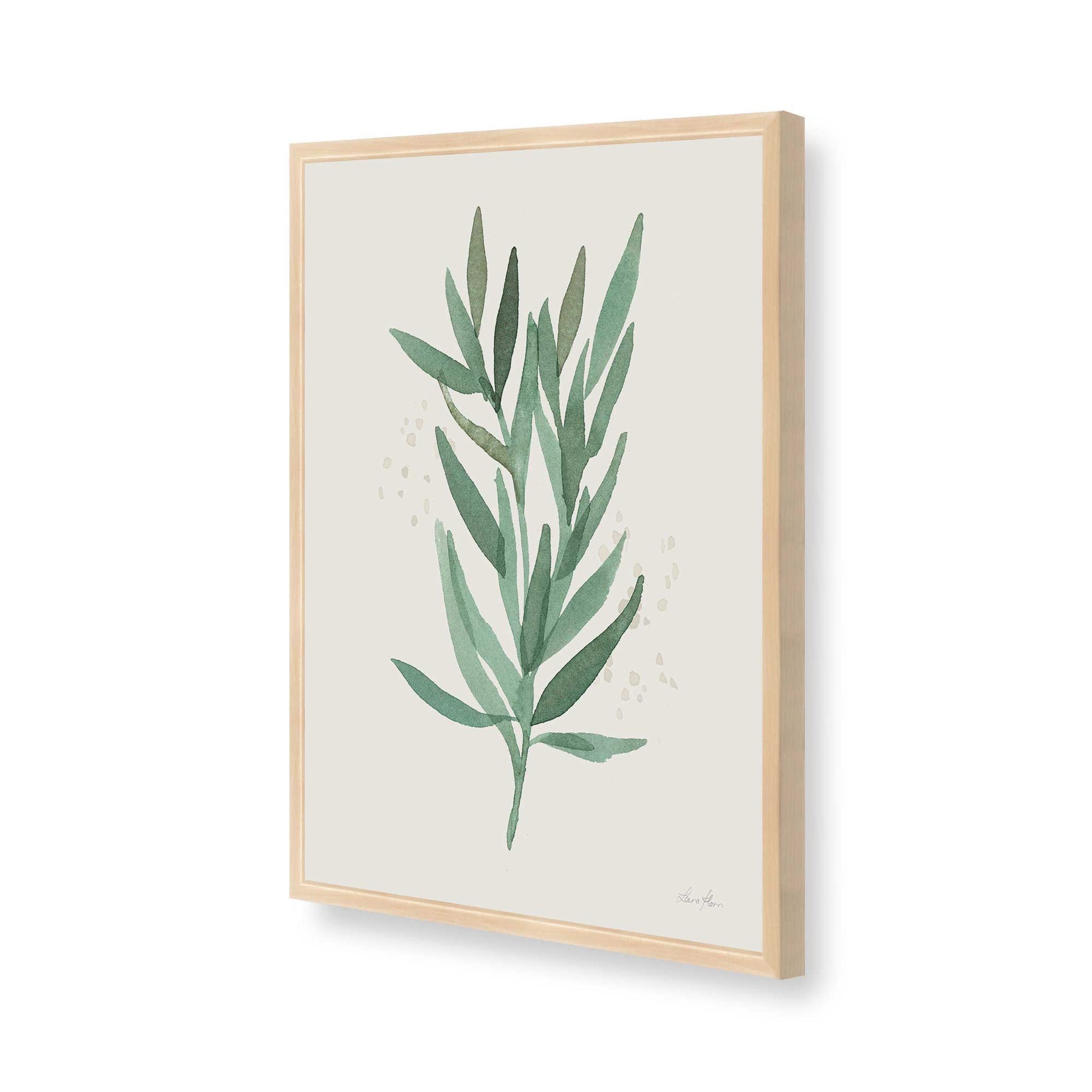 [Color:Raw Maple], Picture of art in a Raw Maple frame of the corner