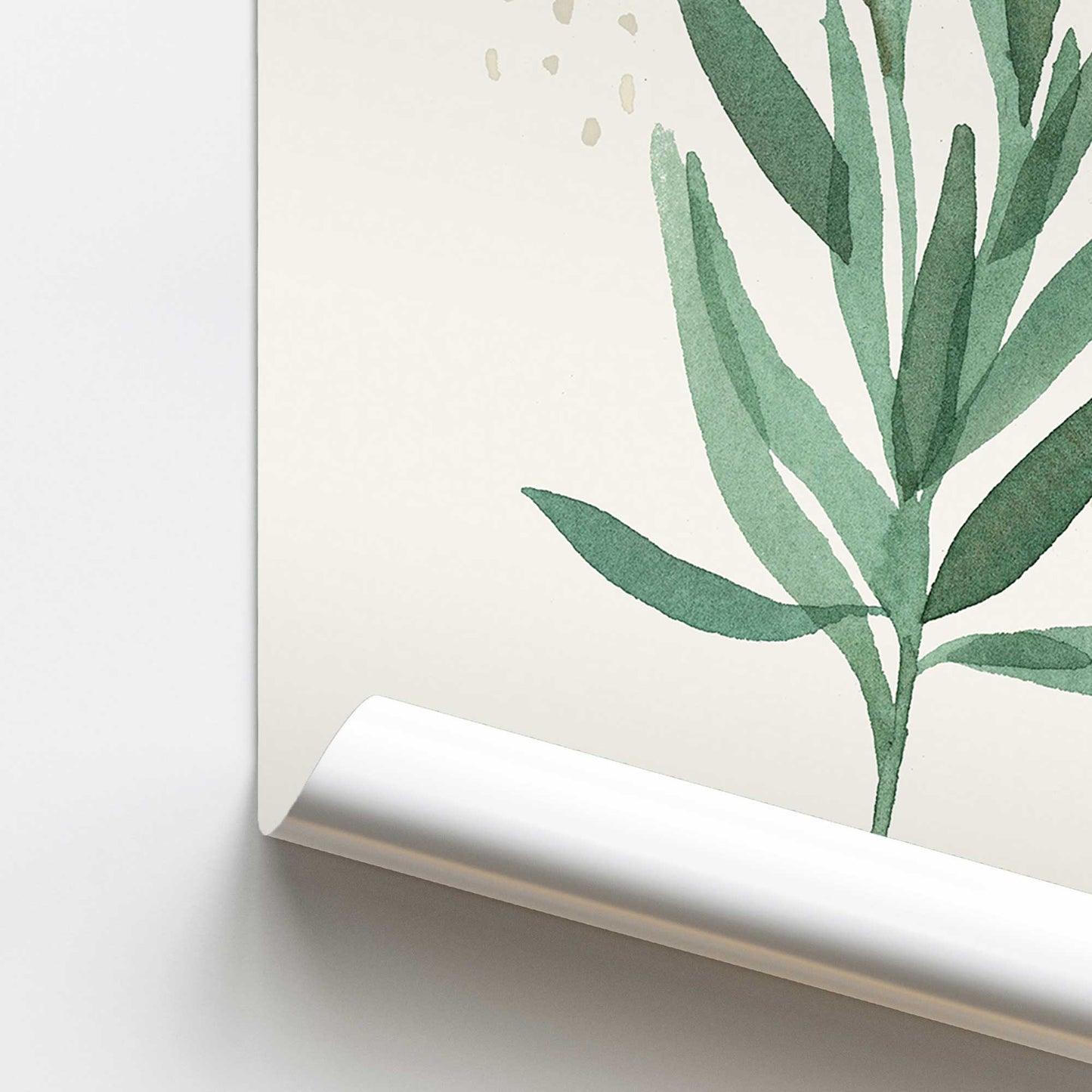 [color:Rolled Print], Picture of close up of art