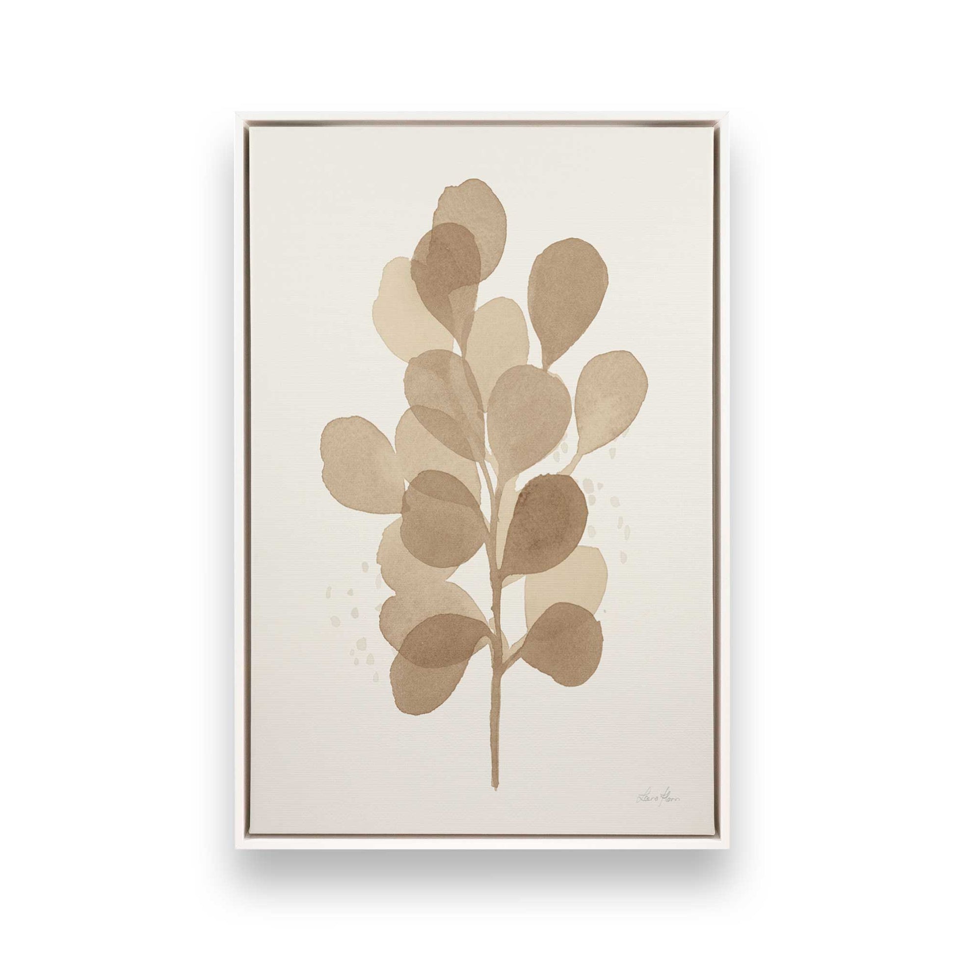 [Color:Opaque White], Picture of art in a White frame
