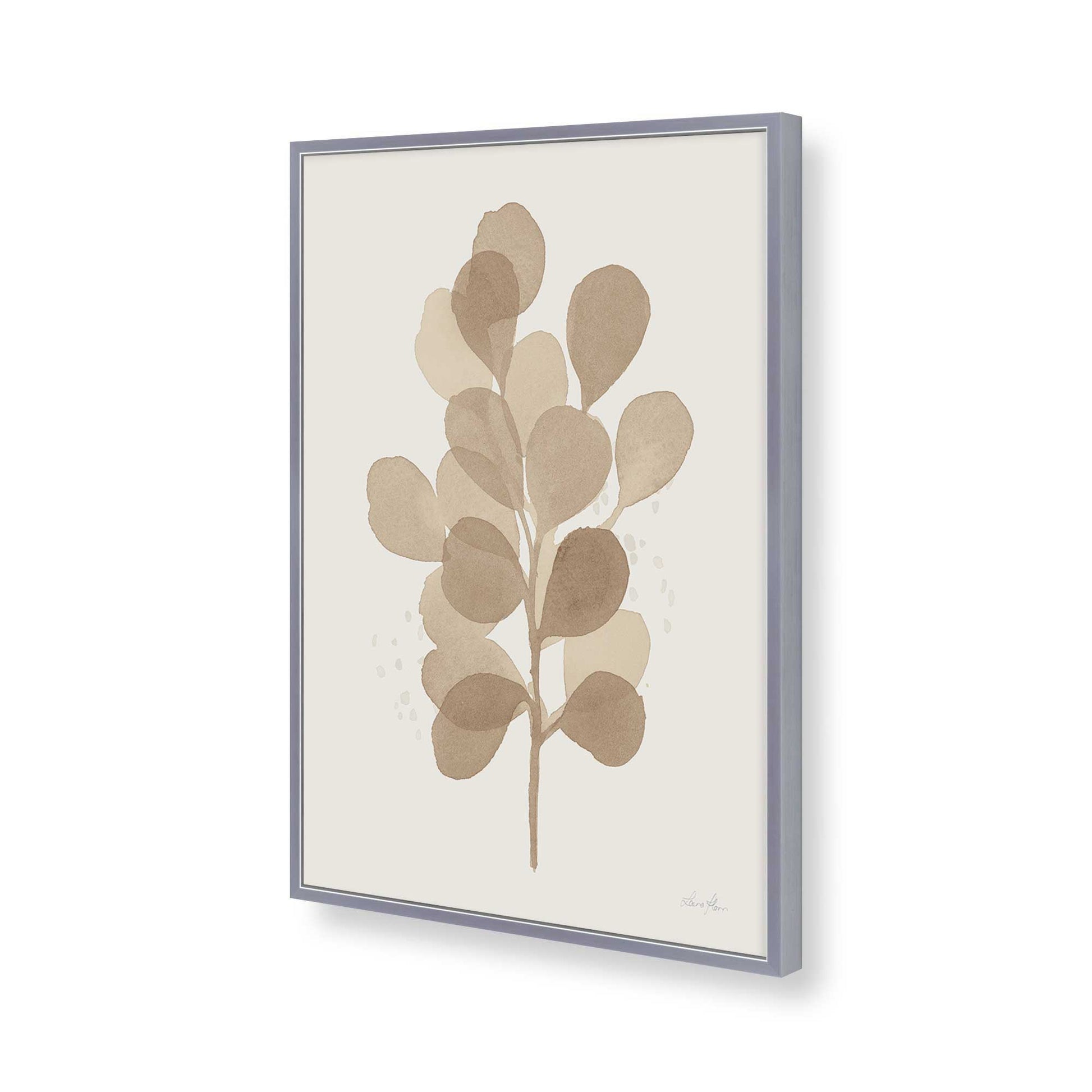 [Color:Polished Chrome], Picture of art in a Polished Chrome frame of the corner