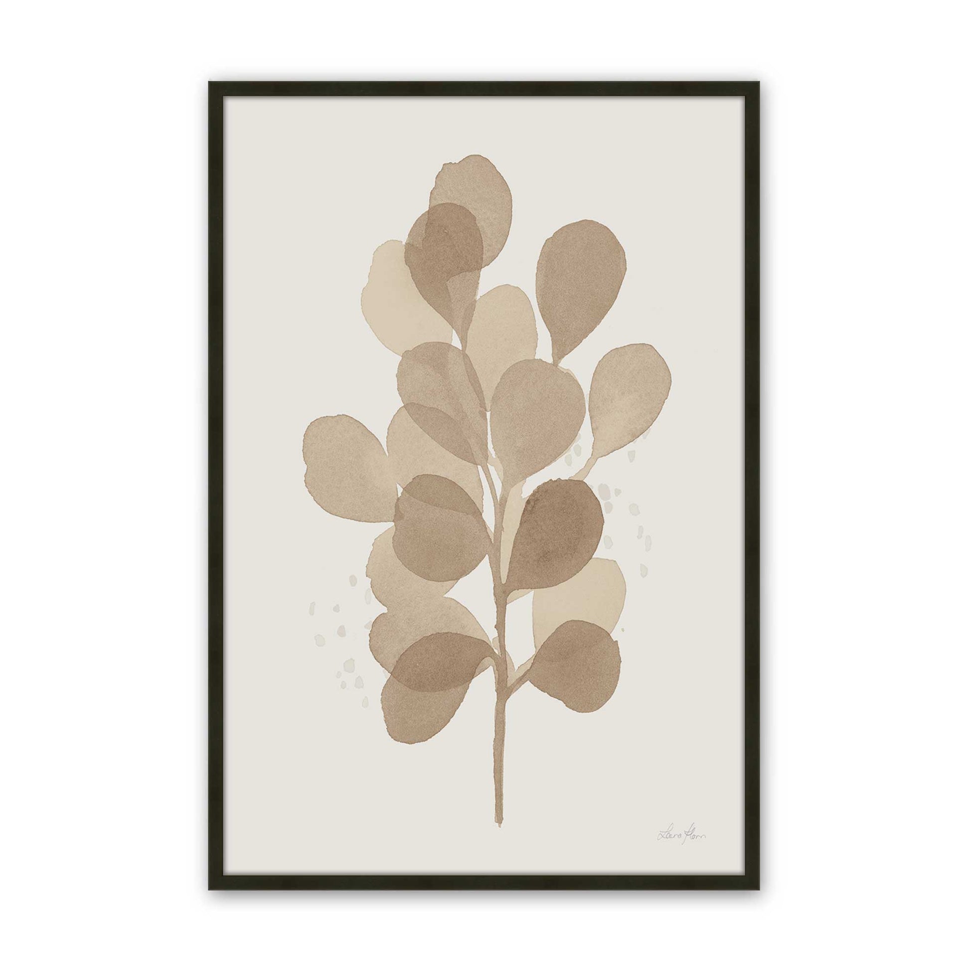 [Color:Satin Black], Picture of art in a Satin Black frame