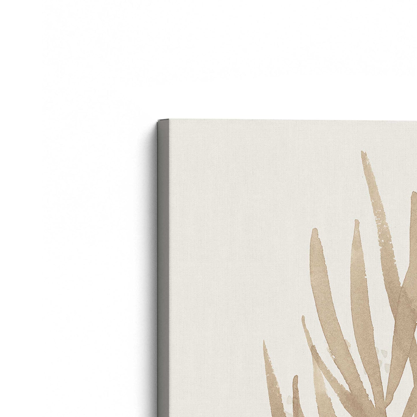 [Color:Stretched Canvas], Picture of the corner of the art