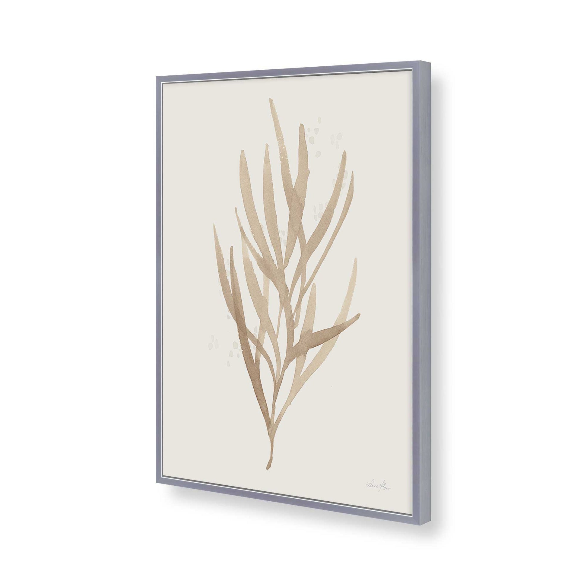 [Color:Polished Chrome], Picture of art in a Polished Chrome frame of the corner