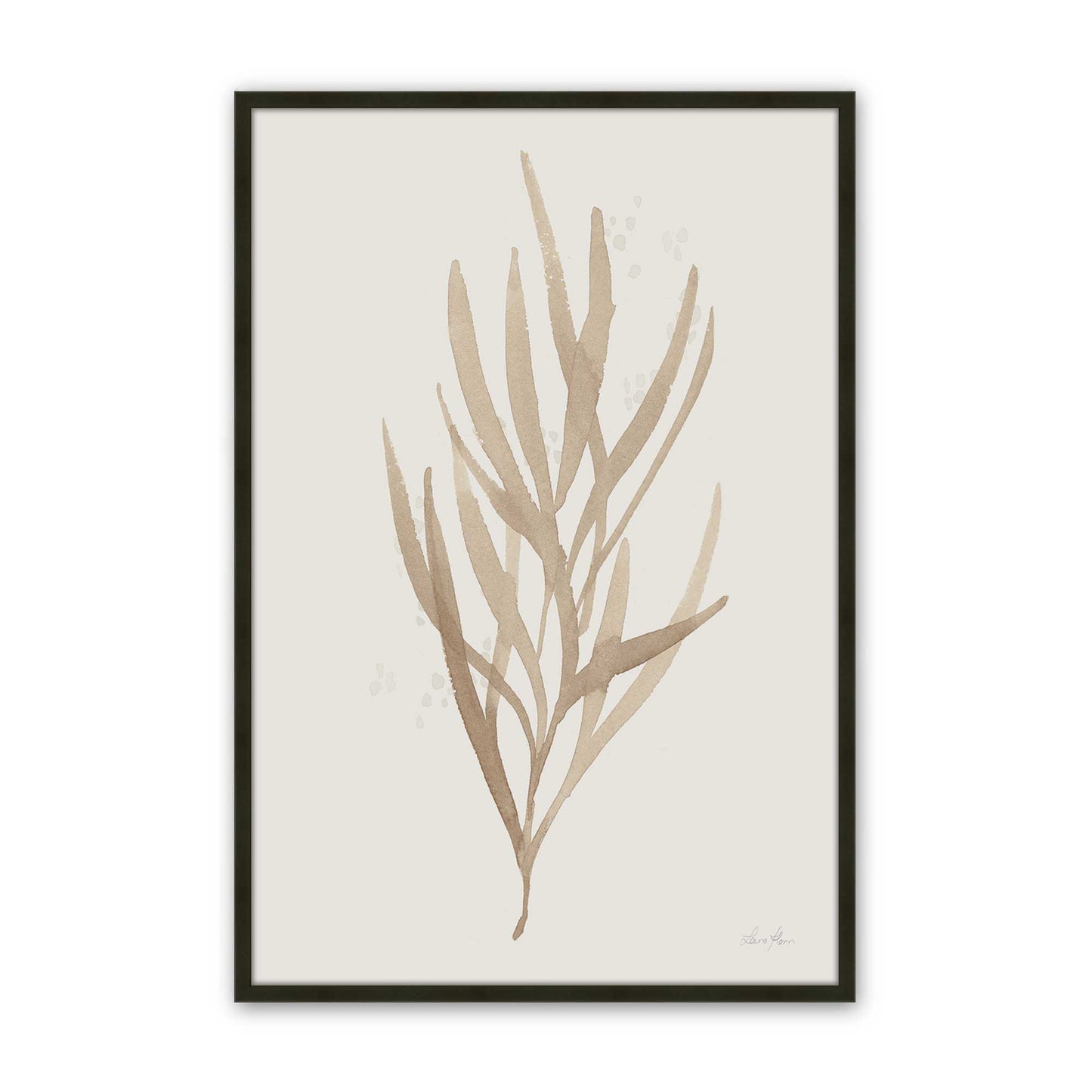 [Color:Satin Black], Picture of art in a Satin Black frame