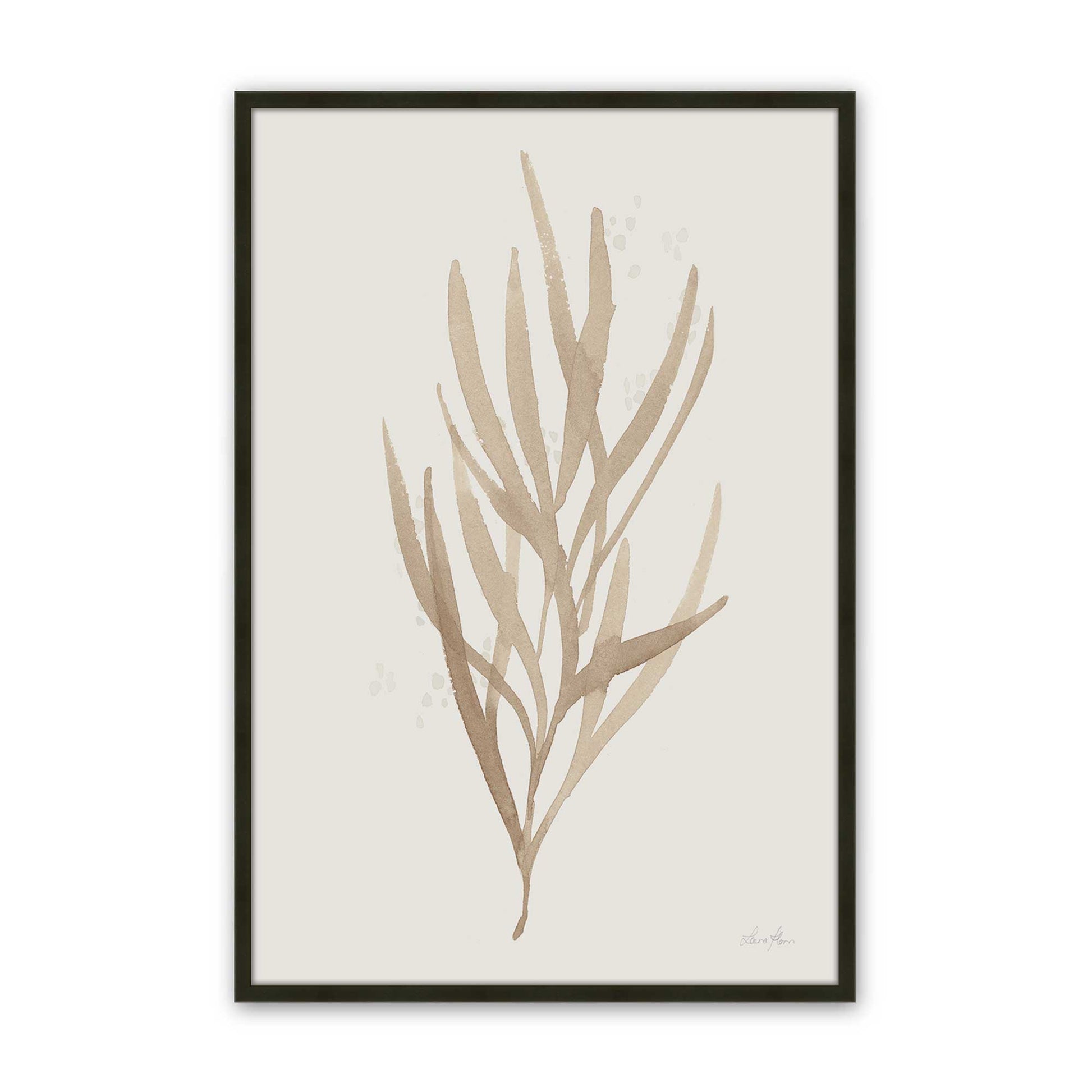 [Color:Satin Black], Picture of art in a Satin Black frame