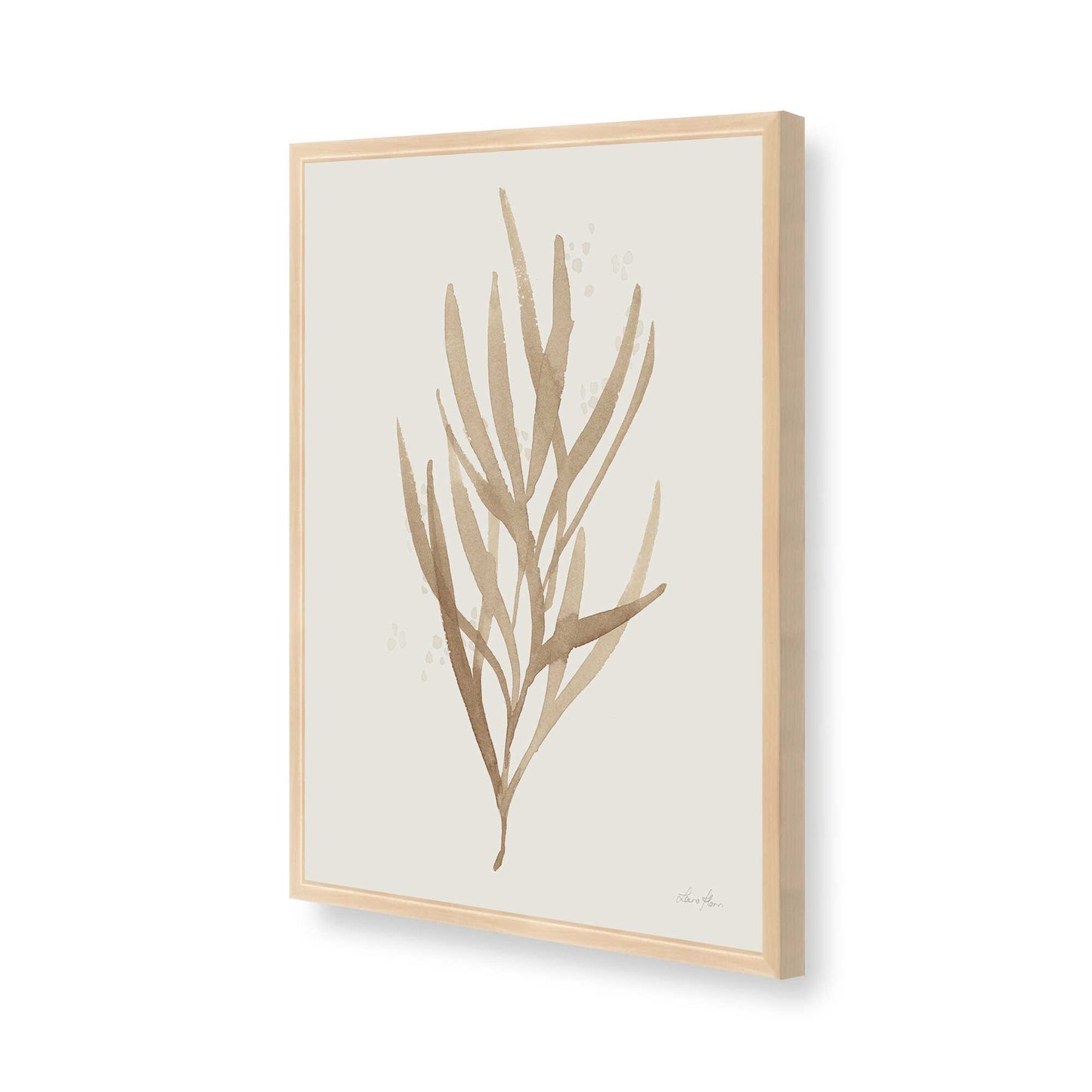 [Color:Raw Maple], Picture of art in a Raw Maple frame of the corner