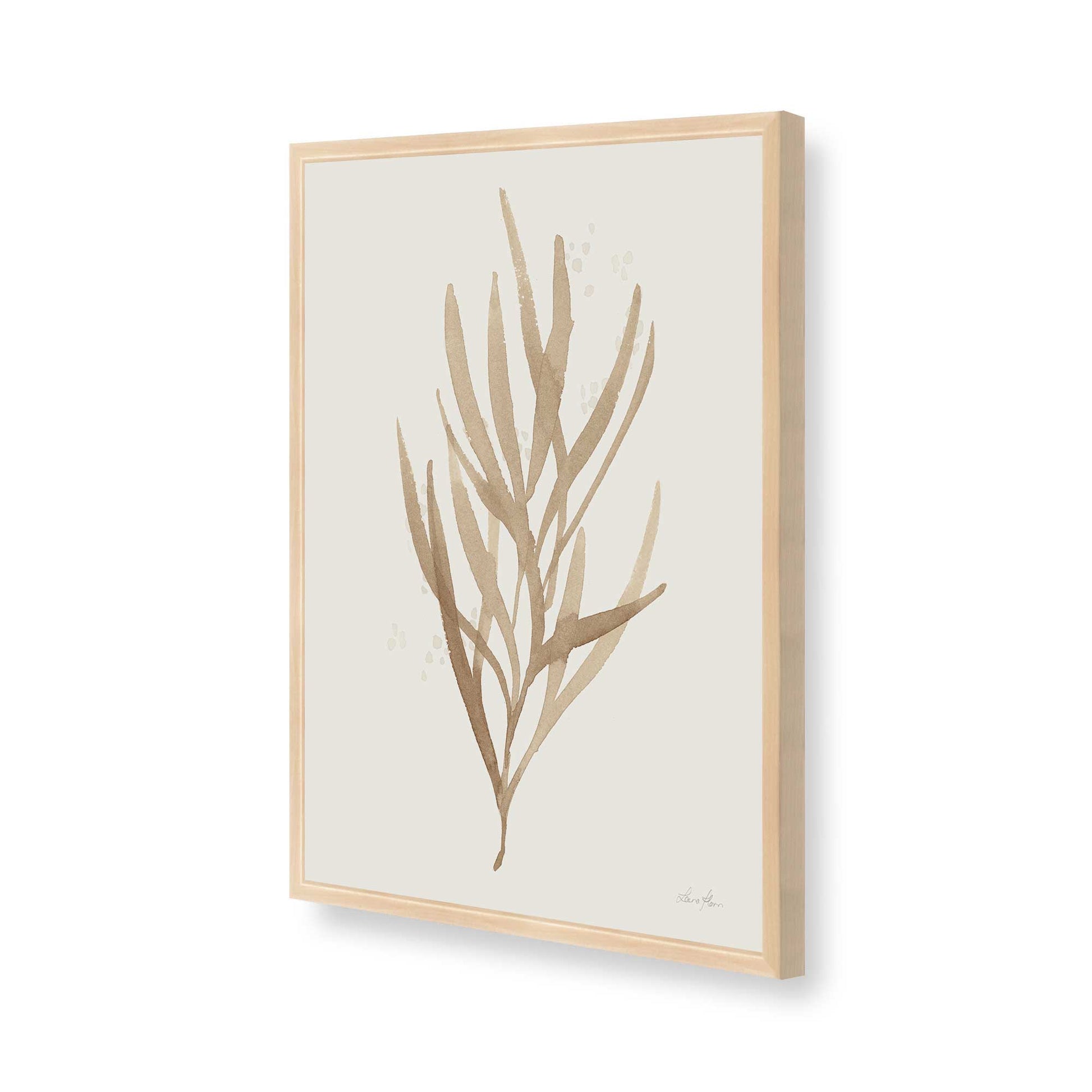 [Color:Raw Maple], Picture of art in a Raw Maple frame of the corner