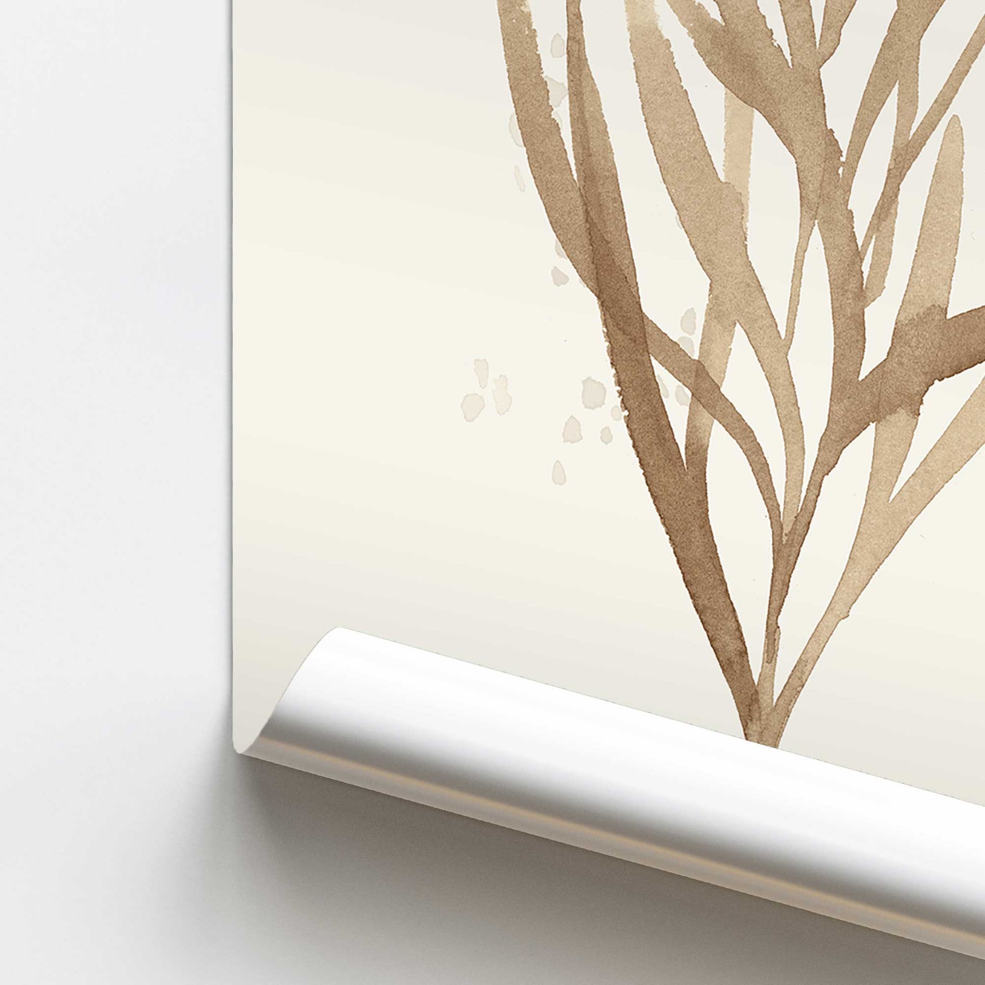 [color:Rolled Print], Picture of close up of art