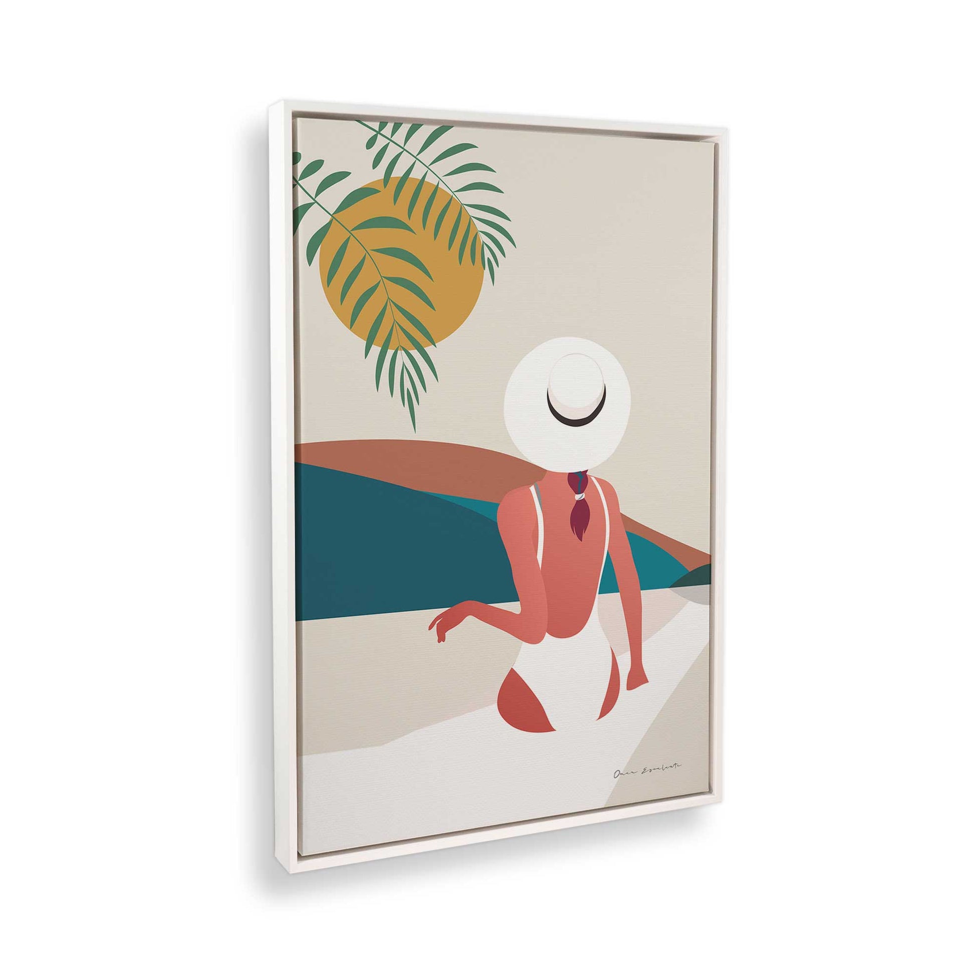 [Color:Opaque White], Picture of the corner of the art