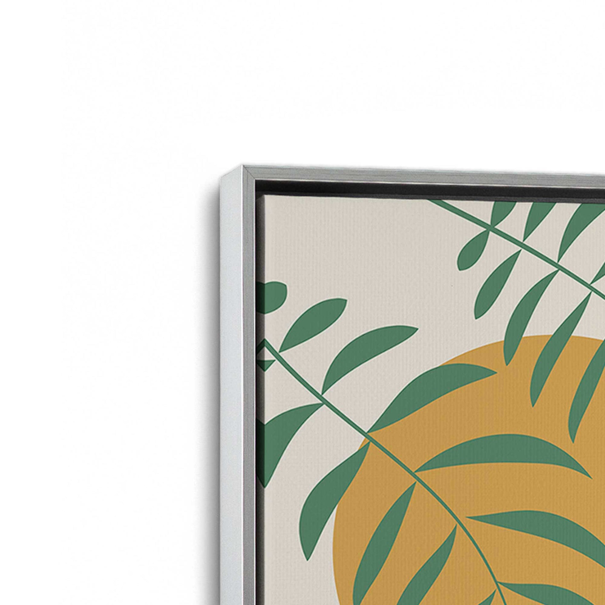 [Color:Polished Chrome], Picture of art in a Polished Chrome frame at an angle