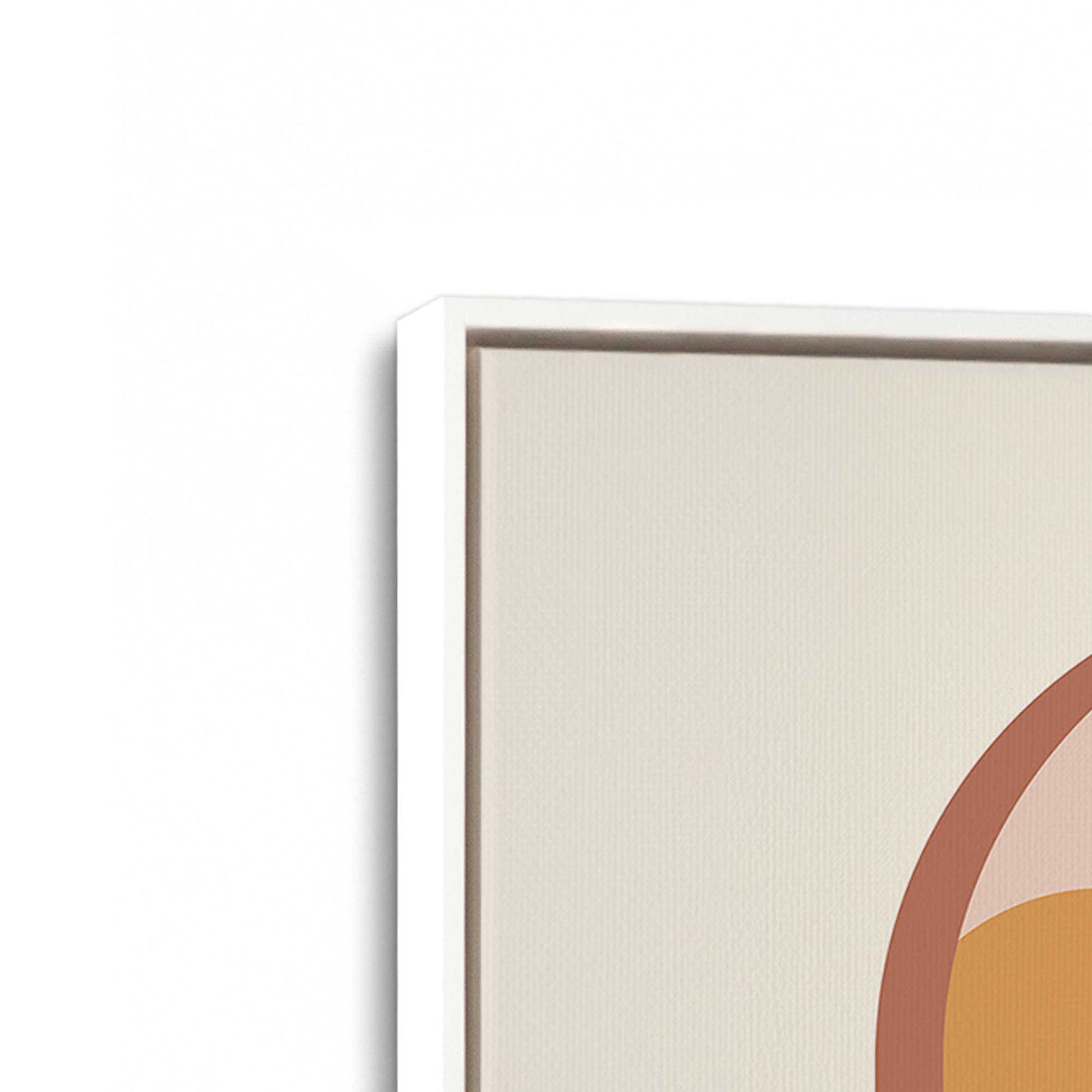 [Color:Opaque White], Picture of art in a White frame at an angle