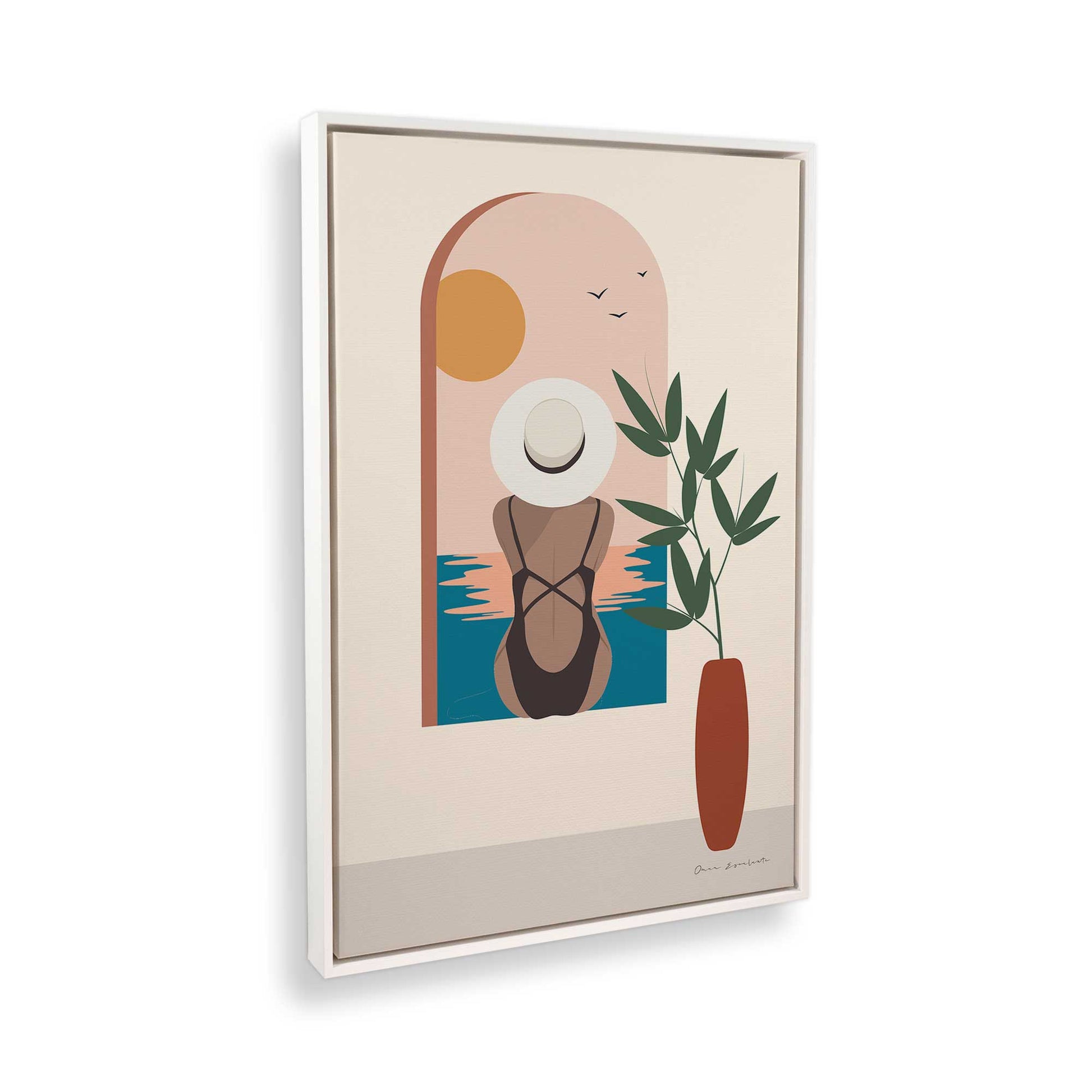 [Color:Opaque White], Picture of the corner of the art