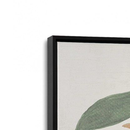 [Color:Satin Black], Picture of art in a Satin Black frame at an angle