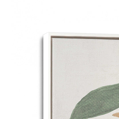 [Color:Opaque White], Picture of art in a White frame at an angle