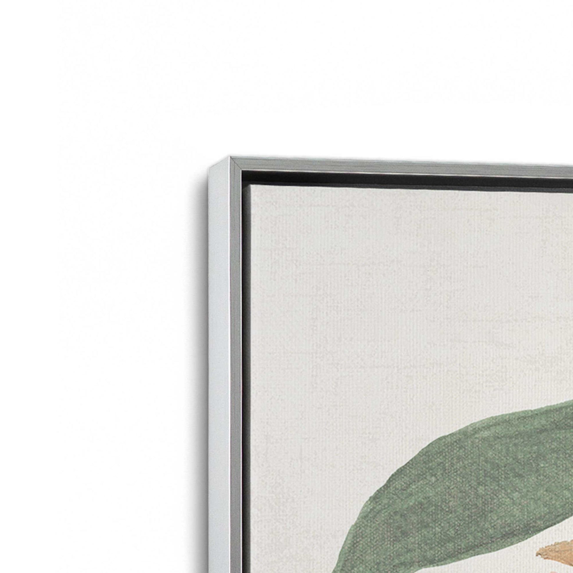 [Color:Polished Chrome], Picture of art in a Polished Chrome frame at an angle