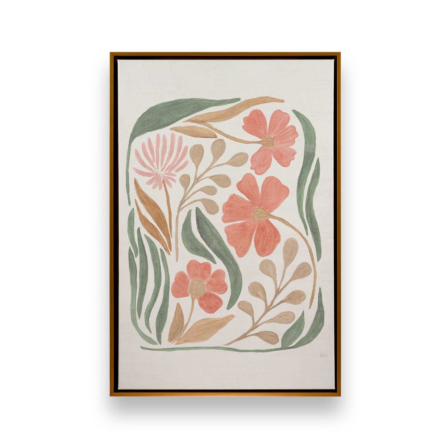 [Color:Polished Gold], Picture of art in a Polished Gold frame