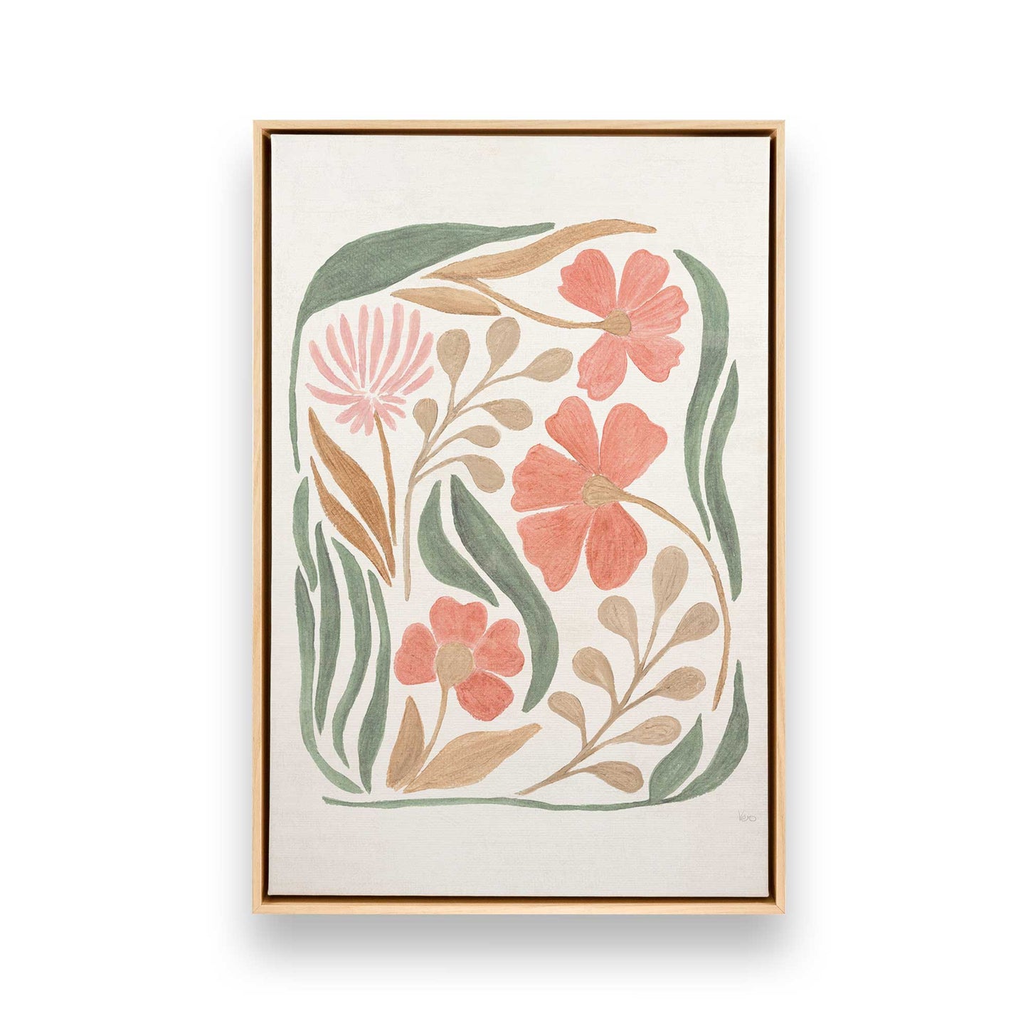 [Color:American Maple], Picture of art in a American Maple frame