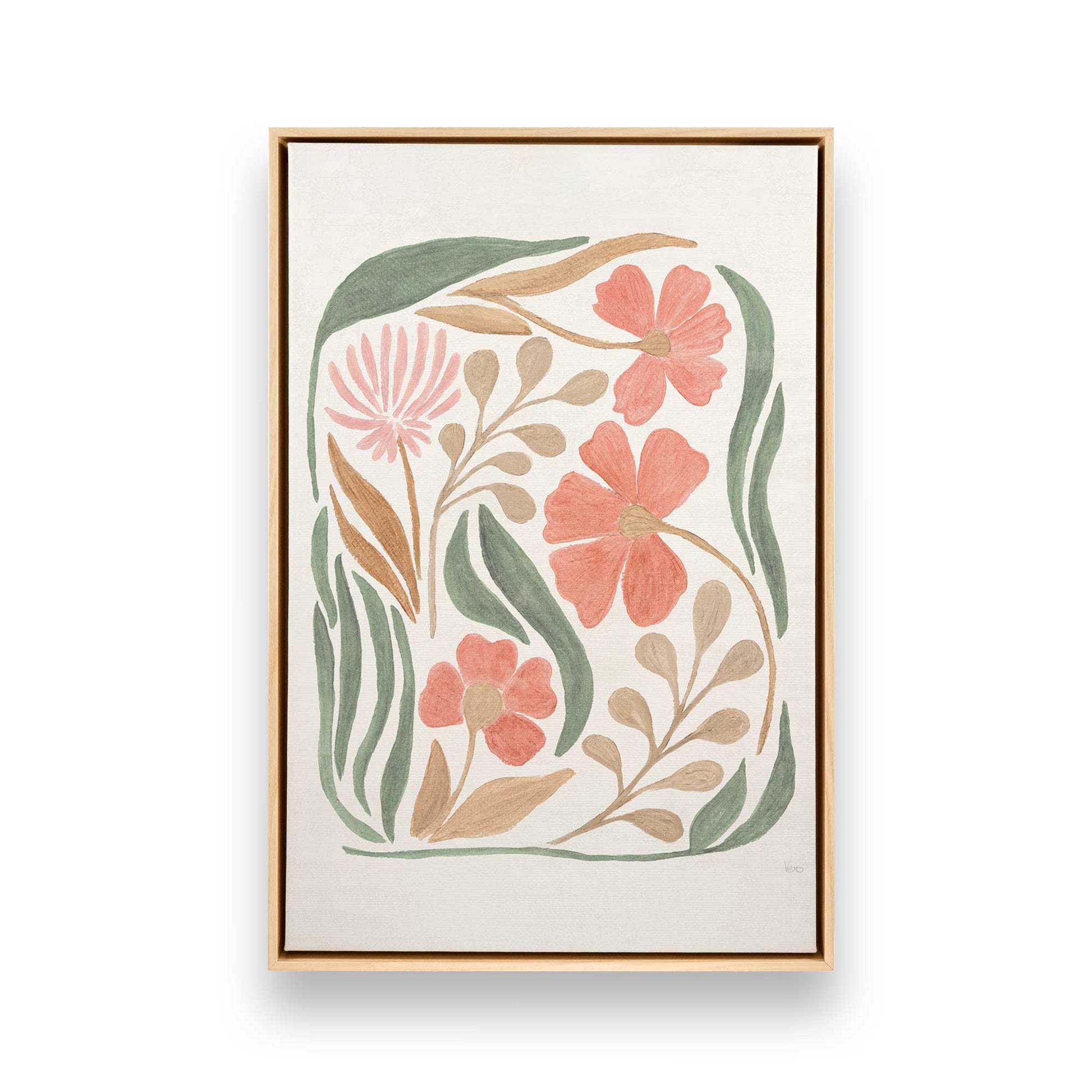 [Color:American Maple], Picture of art in a American Maple frame