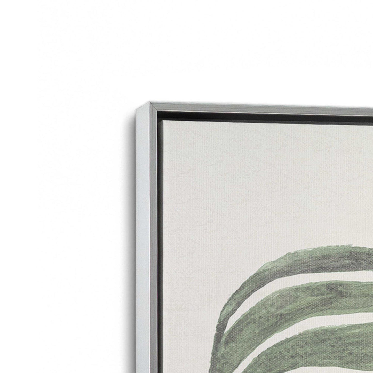 [Color:Polished Chrome], Picture of art in a Polished Chrome frame at an angle