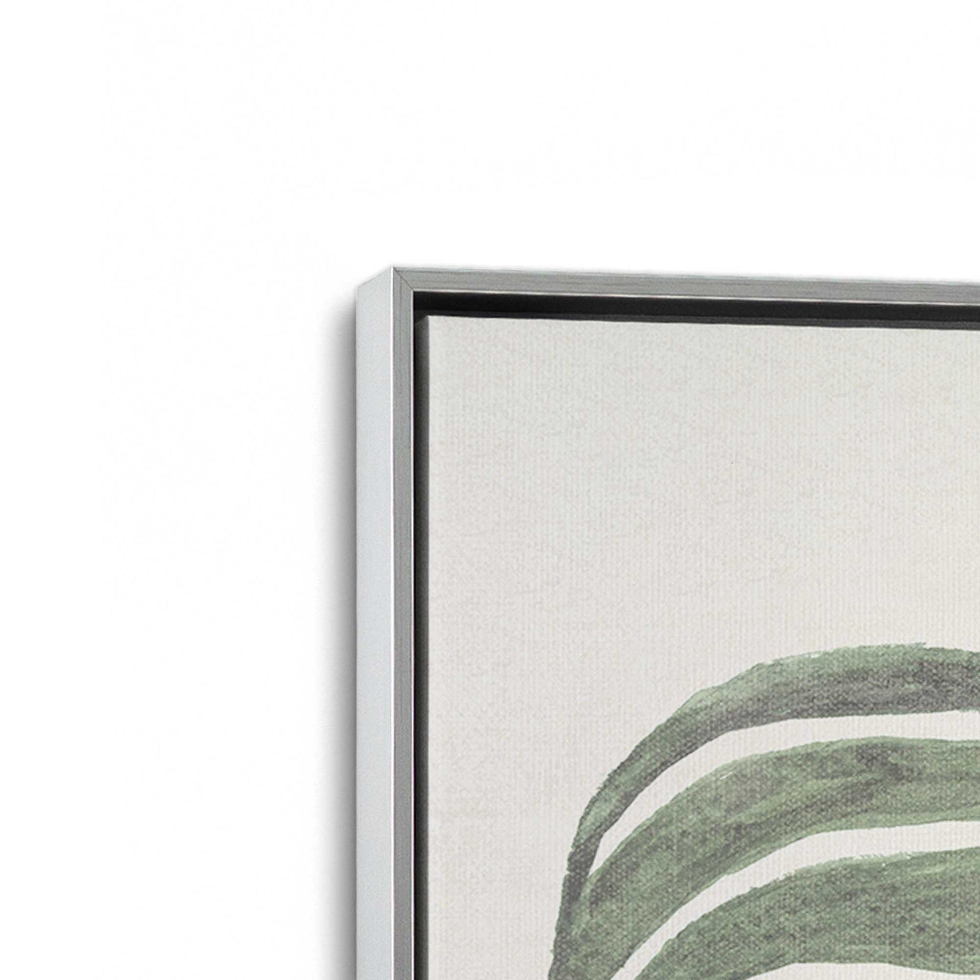 [Color:Polished Chrome], Picture of art in a Polished Chrome frame at an angle