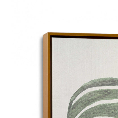 [Color:Polished Gold], Picture of art in a Polished Gold frame at an angle