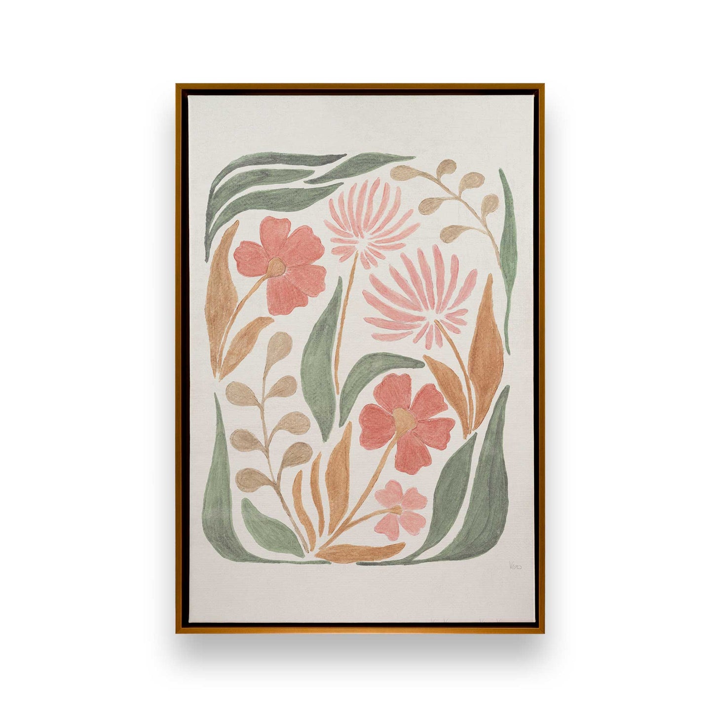 [Color:Polished Gold], Picture of art in a Polished Gold frame