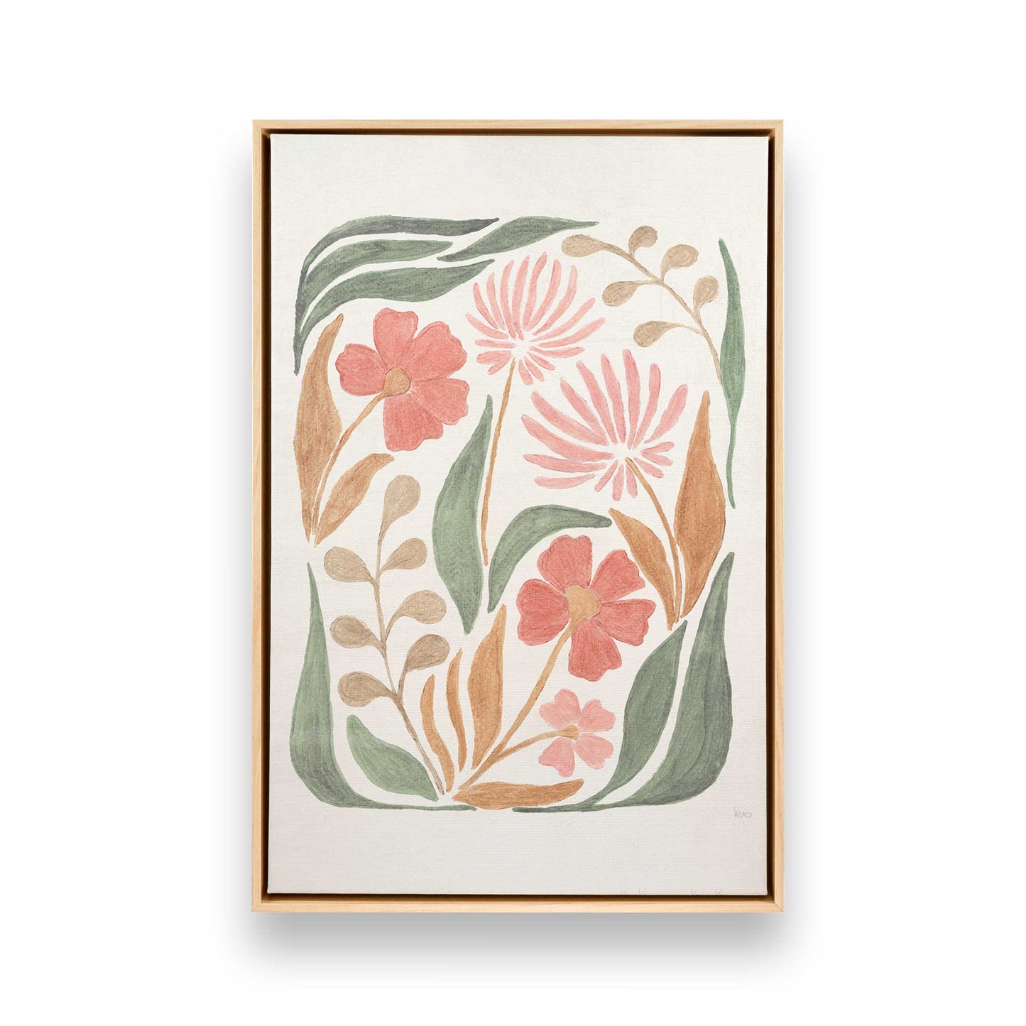 [Color:American Maple], Picture of art in a American Maple frame