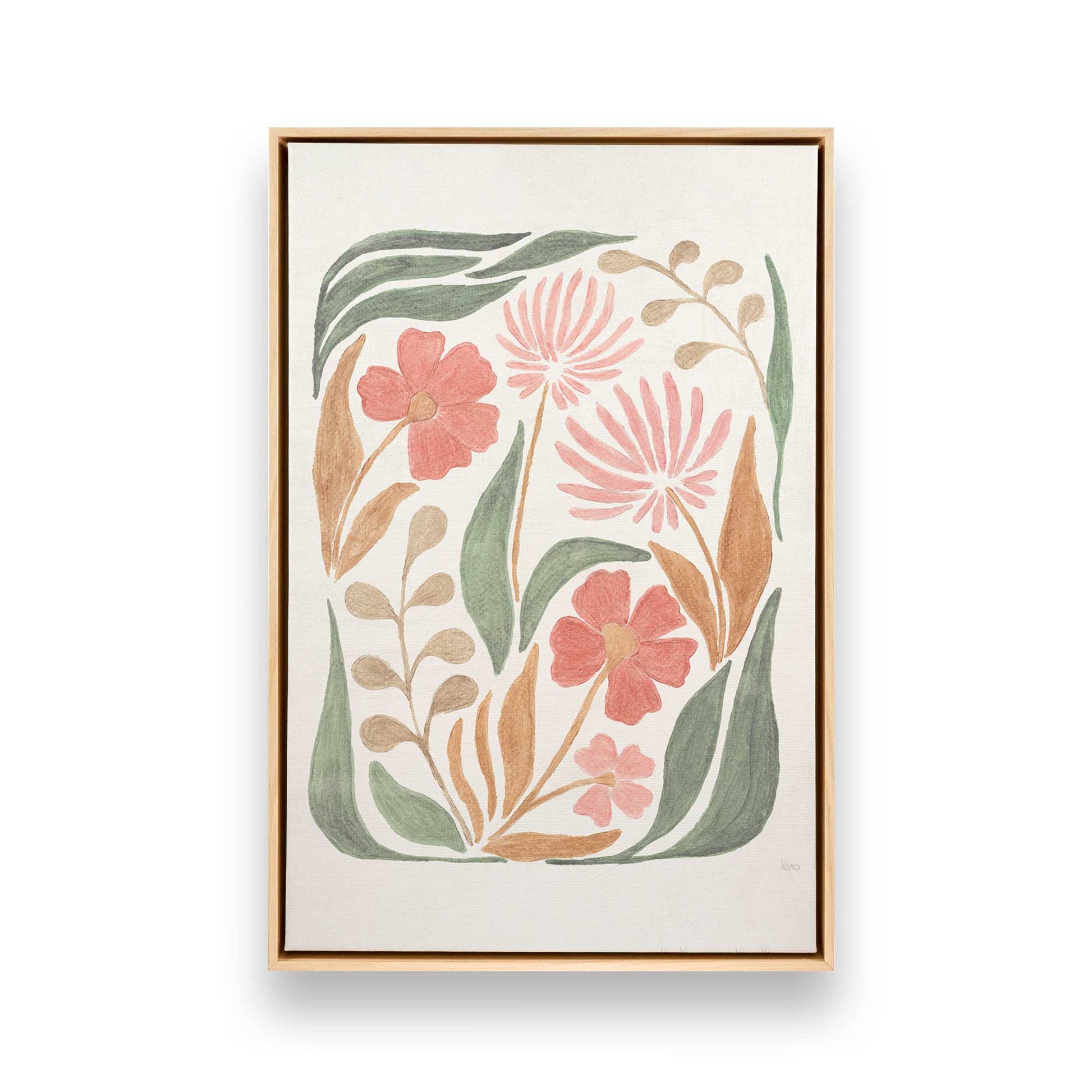 [Color:American Maple], Picture of art in a American Maple frame