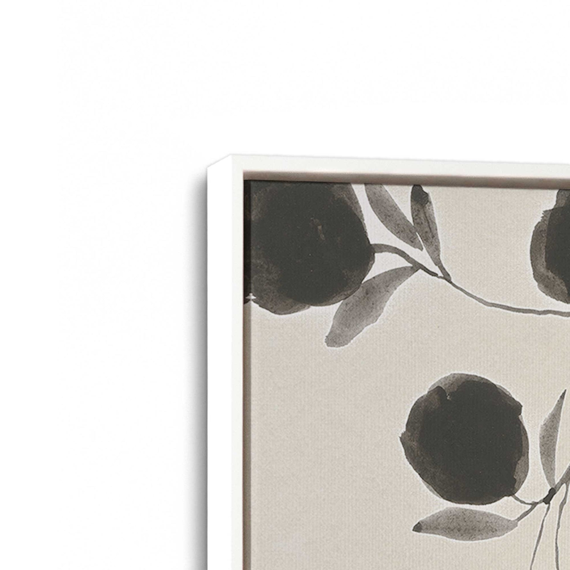 [Color:Opaque White], Picture of art in a White frame at an angle