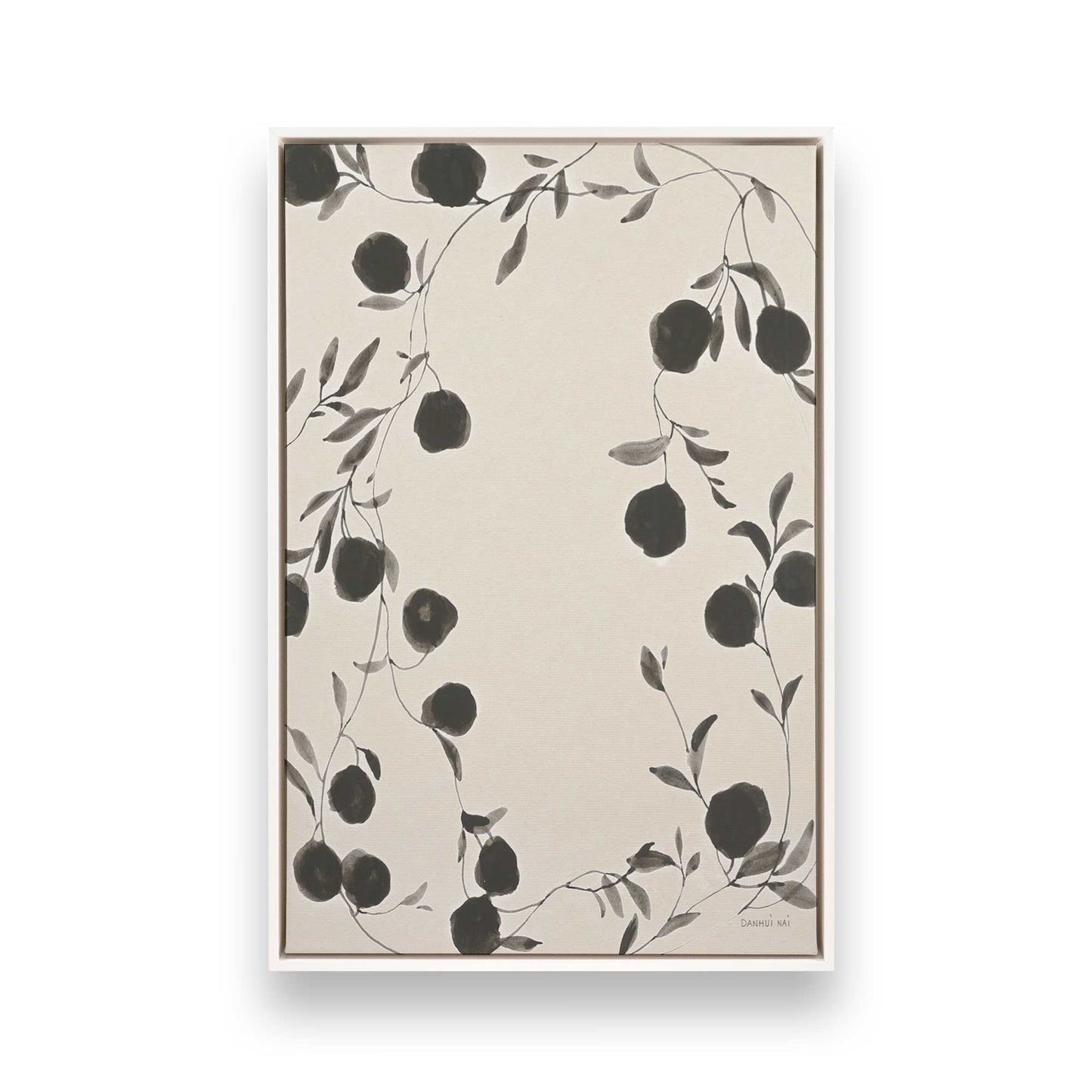 [Color:Opaque White], Picture of art in a White frame