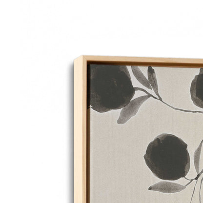 [Color:American Maple], Picture of art in a American Maple frame at an angle