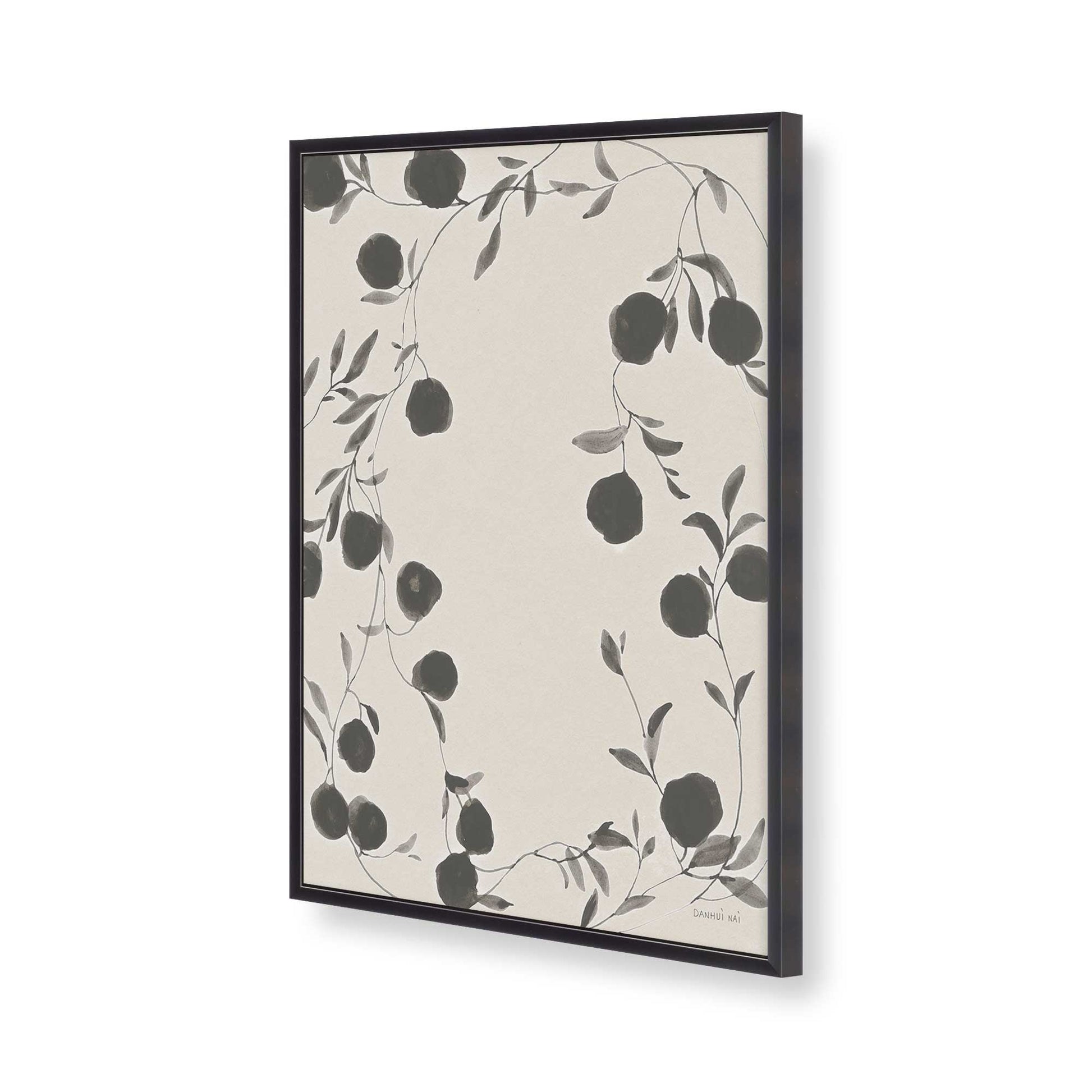 [Color:Weathered Zinc], Picture of art in a Weathered Zinc frame of the corner