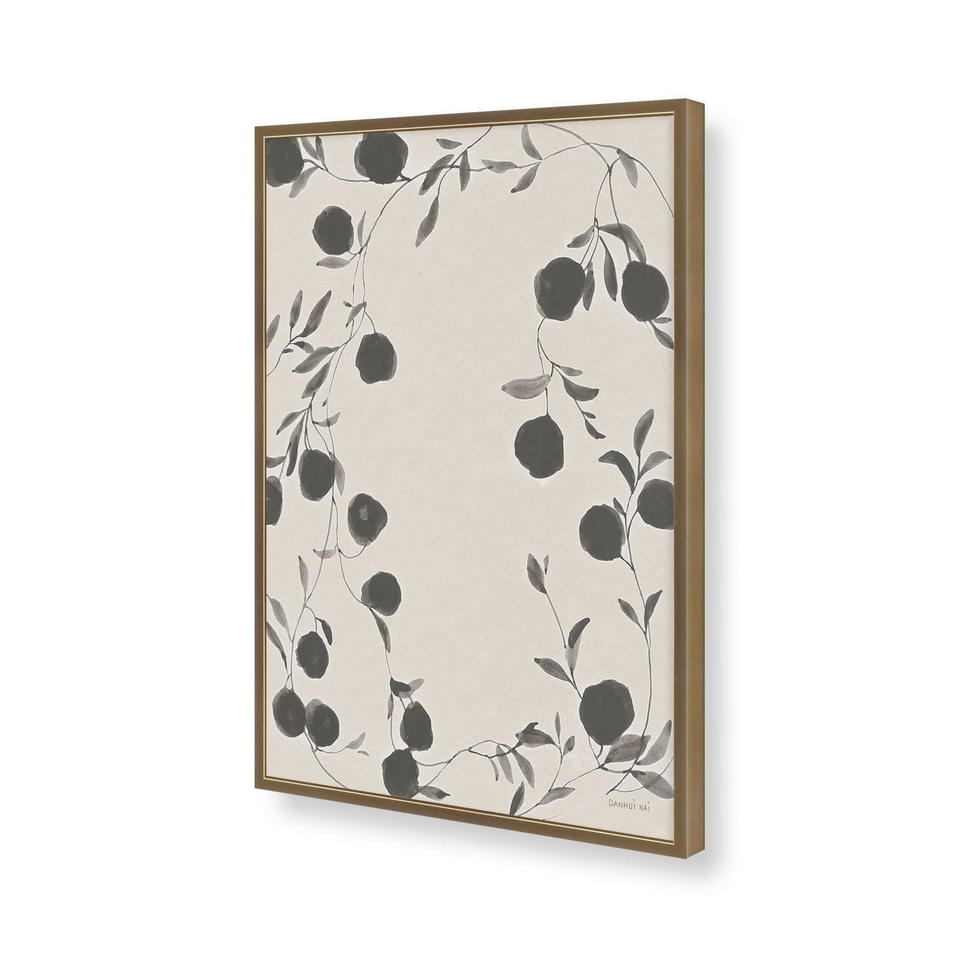 [Color:Brushed Gold], Picture of art in a Brushed Gold frame of the corner