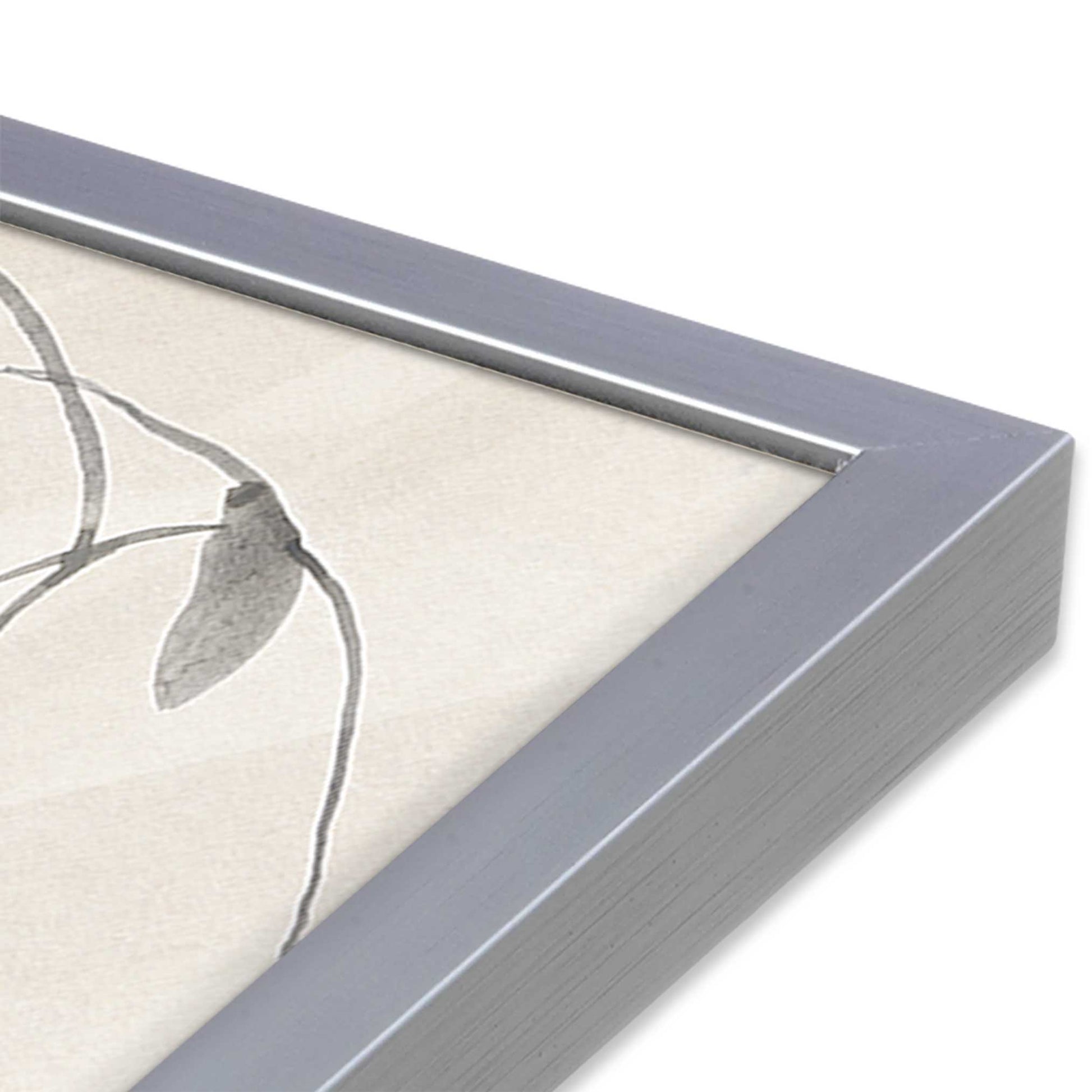 [Color:Polished Chrome], Picture of art in a Polished Chrome frame at an angle
